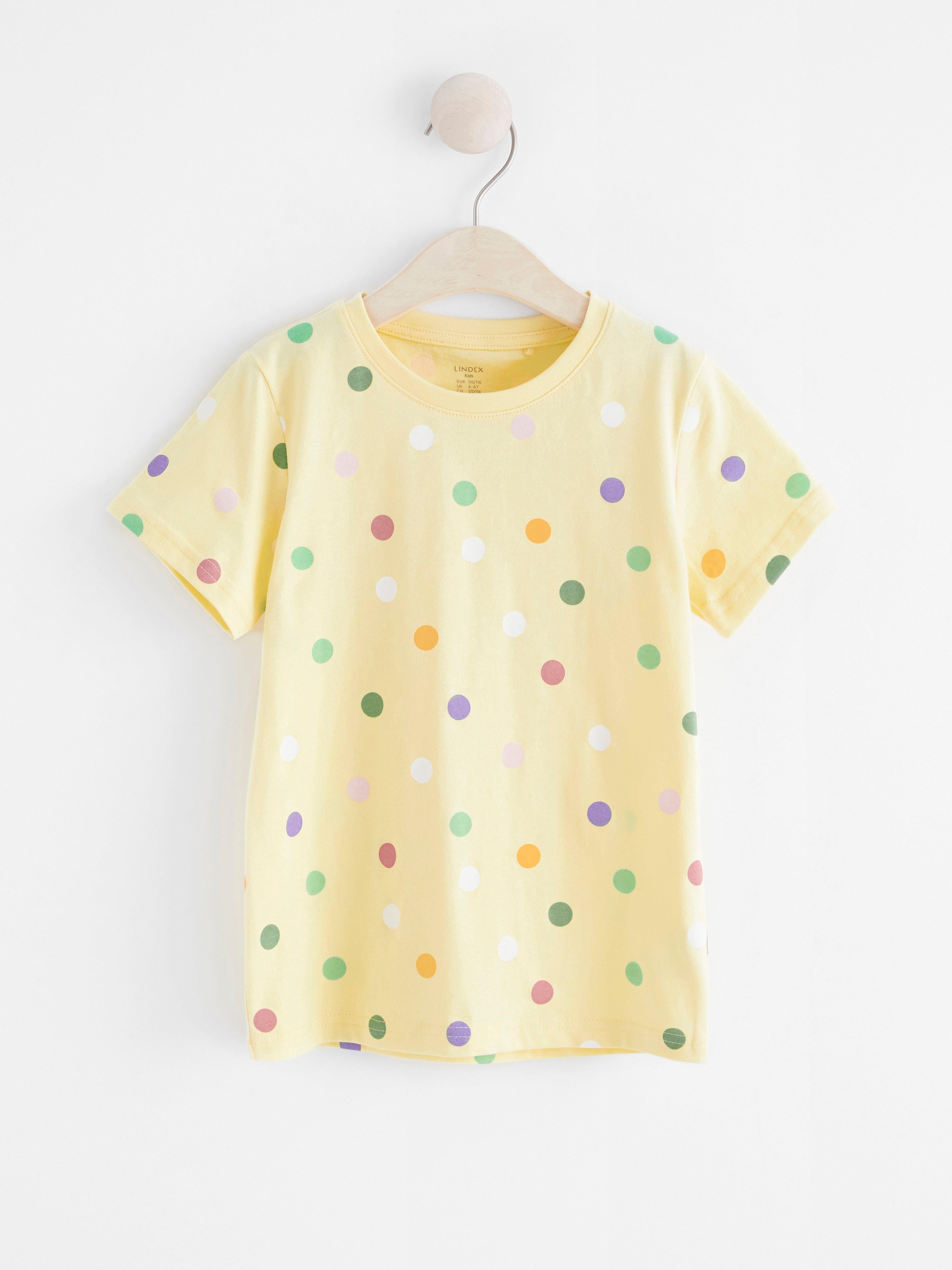 T-shirt - Barn - Gul