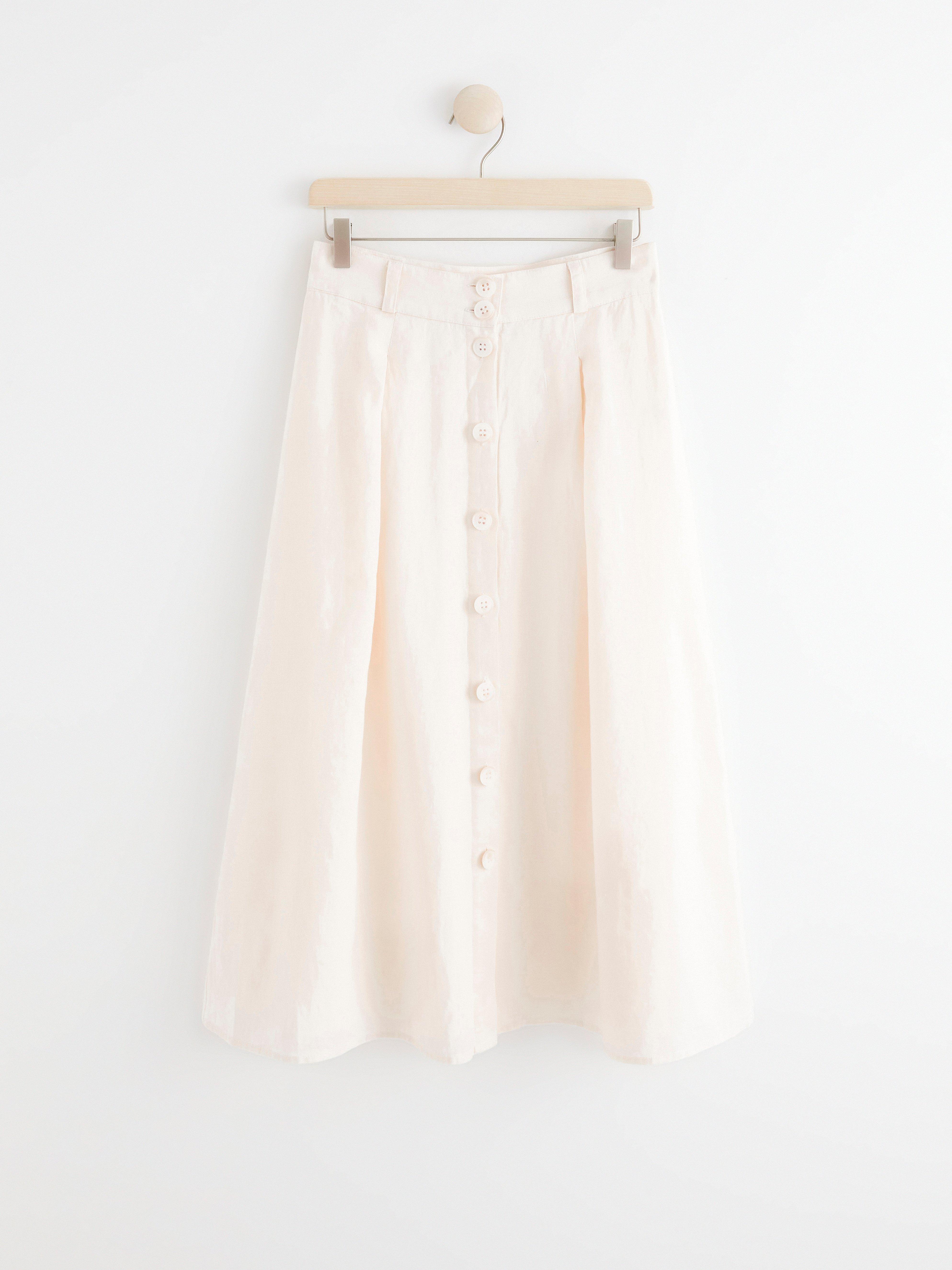 Skjørt - Dame - Hvit