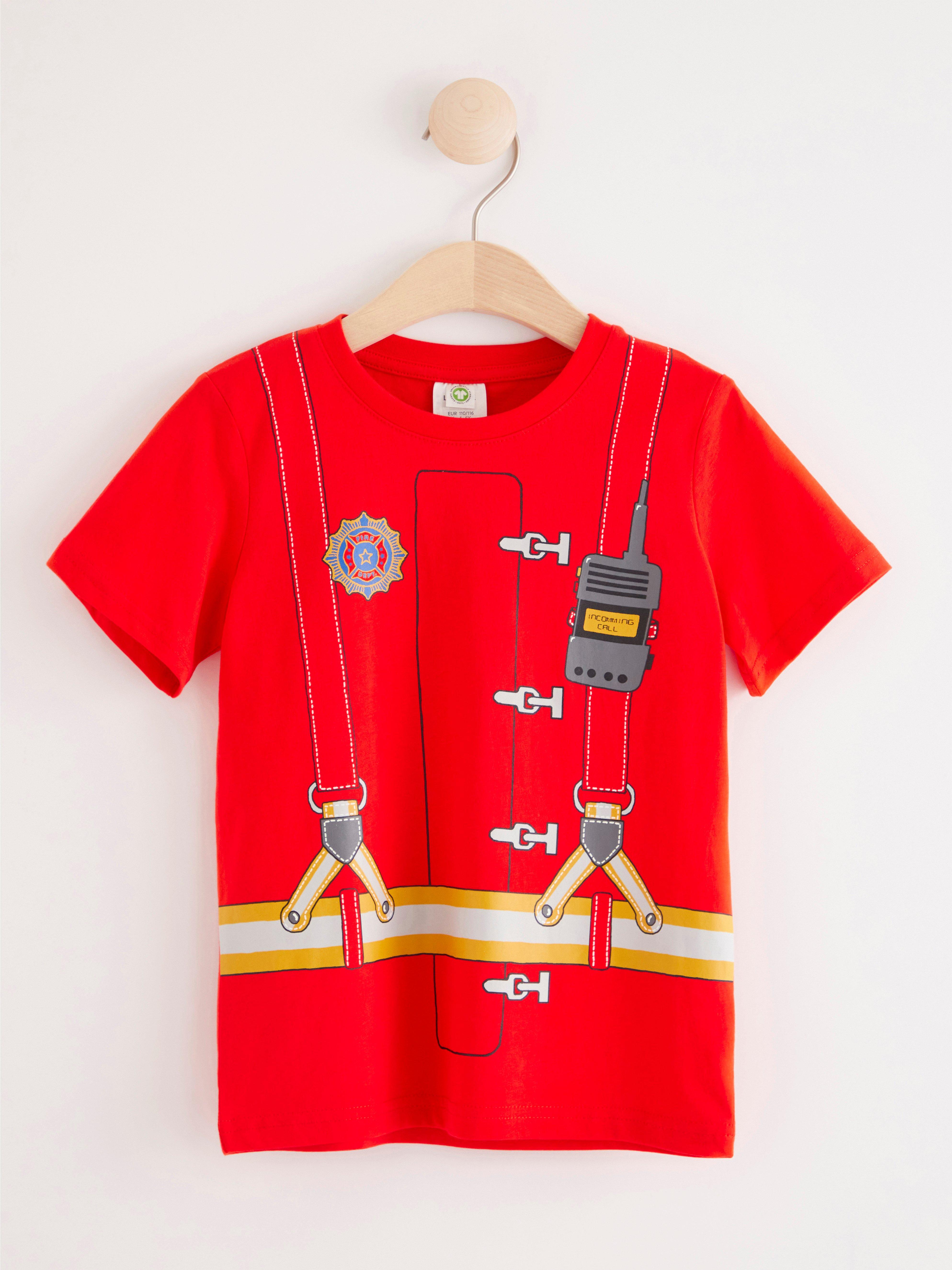T-shirt - Barn - Röd