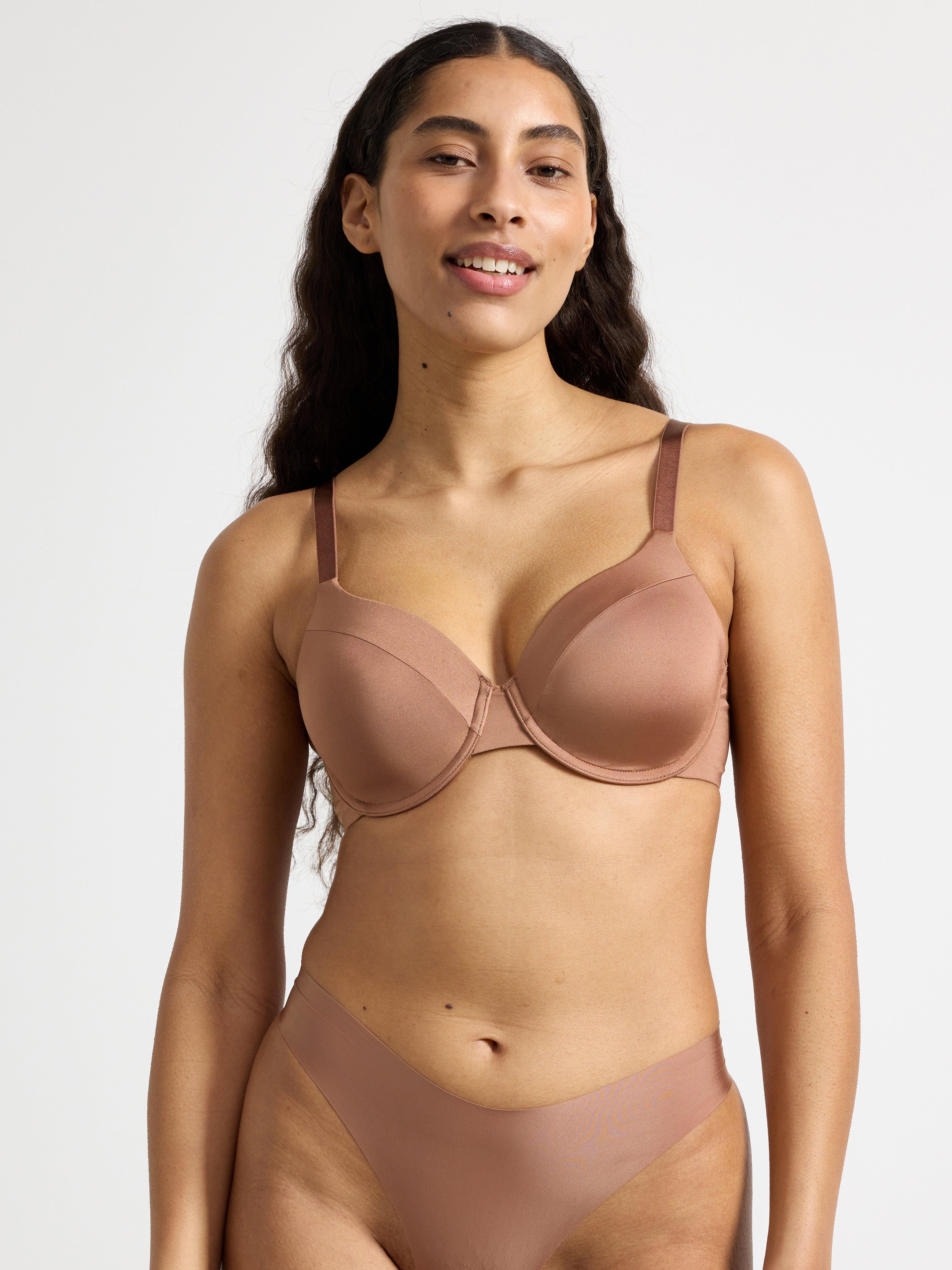 Dahlia T-shirt-bh - Undertøj - Brun