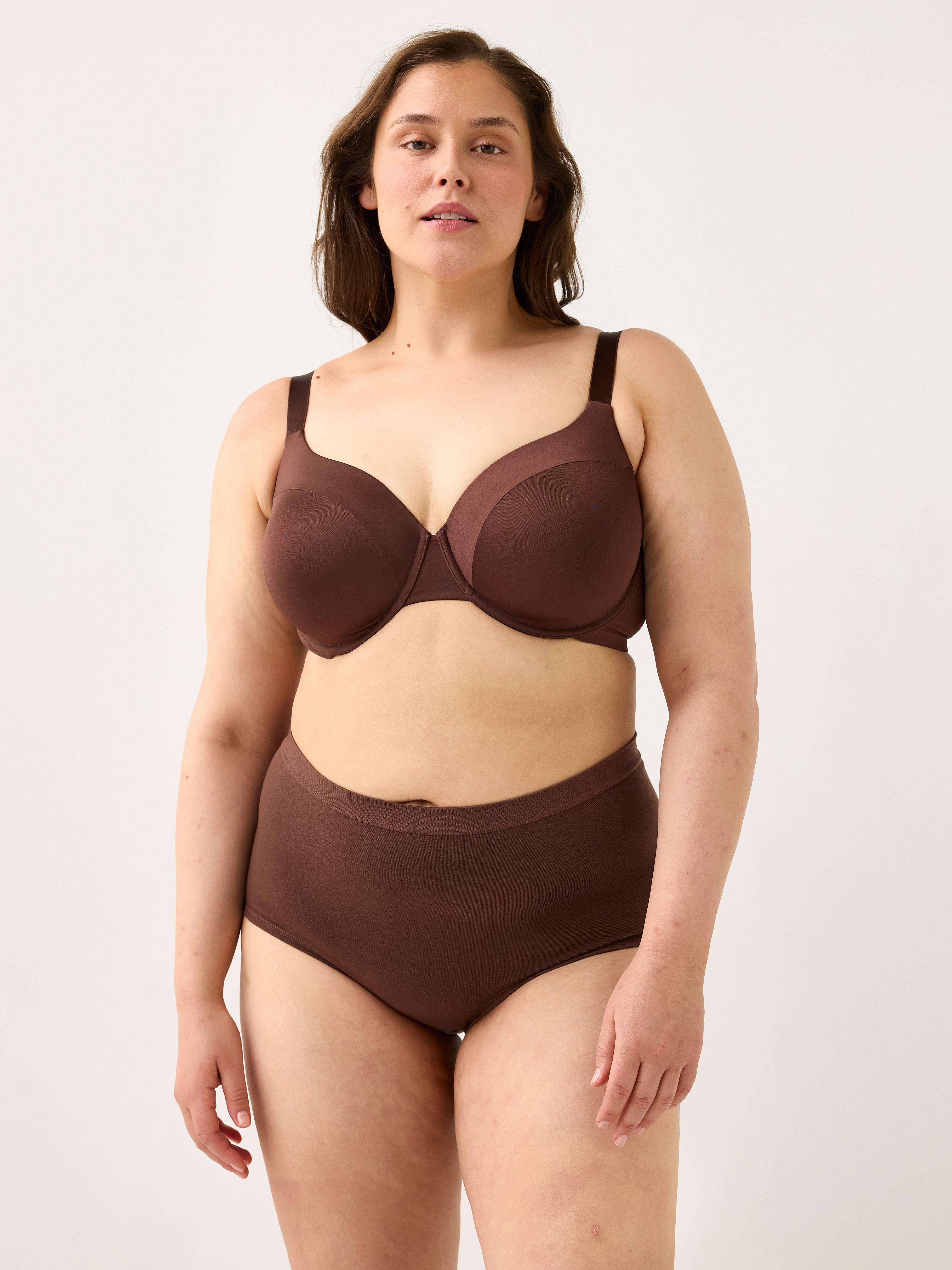 Dahlia T-skjorte-BH - Undertøy - Brun