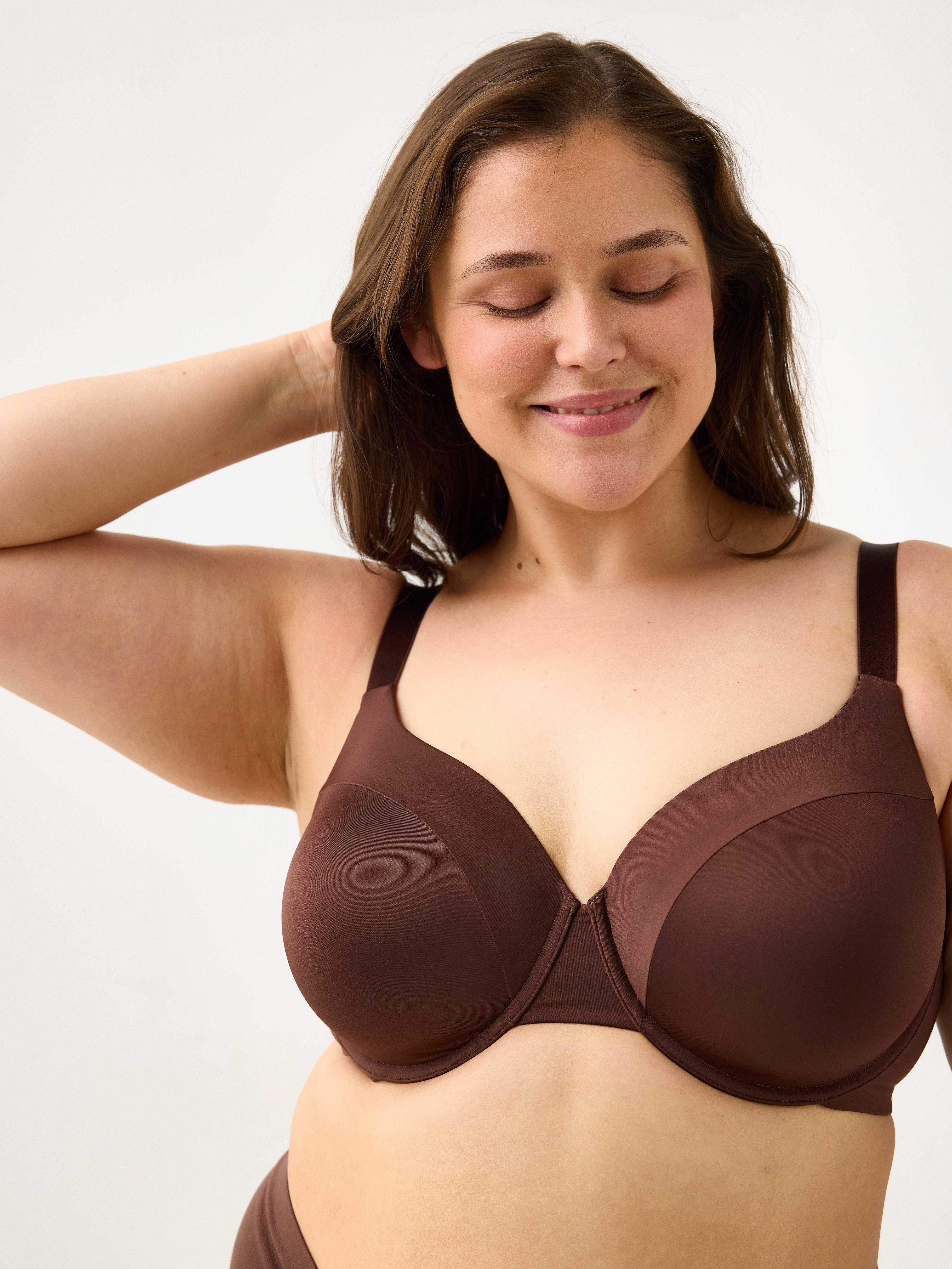 Dahlia T-shirt Bra - Lingerie - Brown