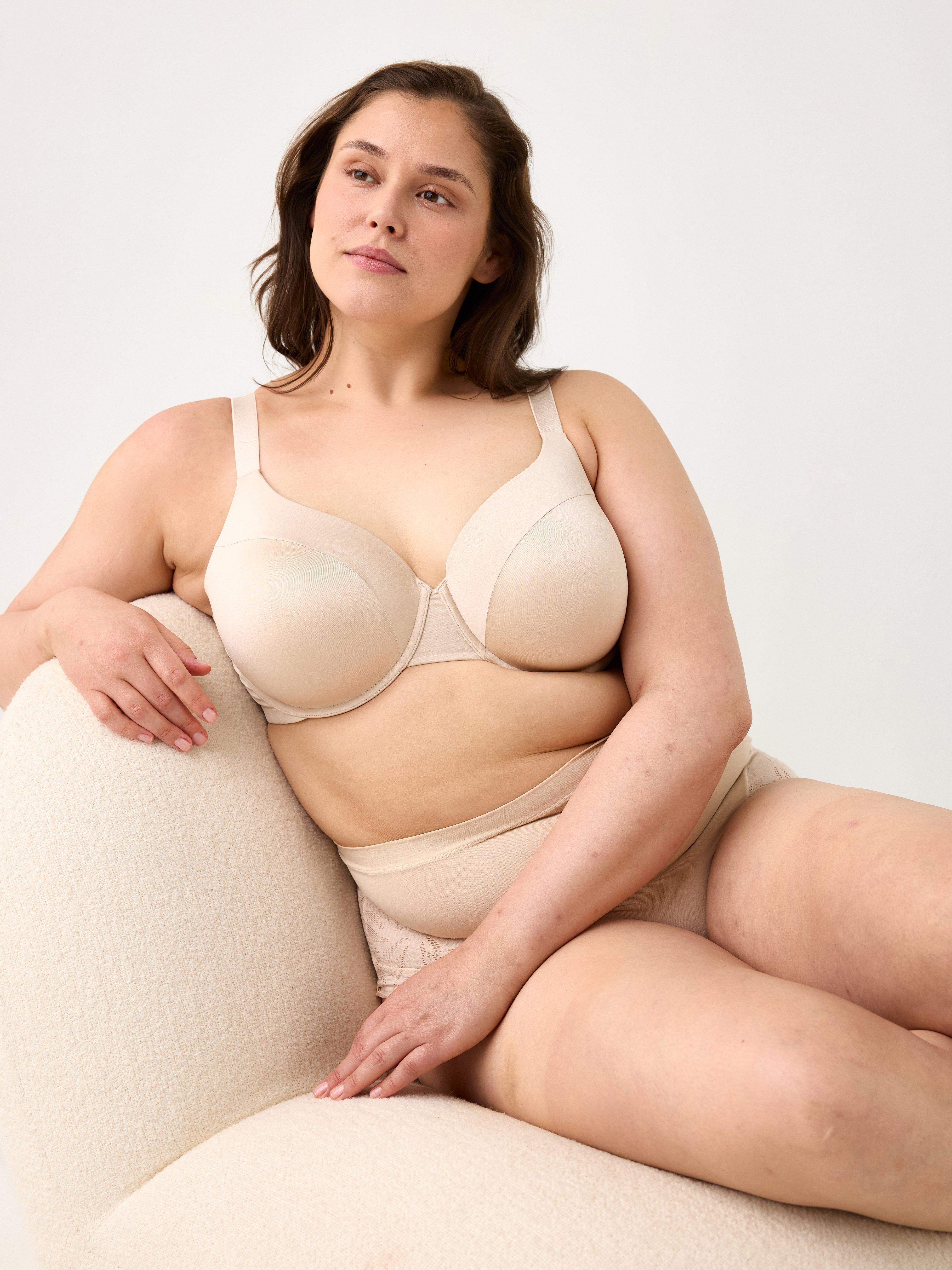 Dahlia t-shirt-bh - Underkläder - Beige