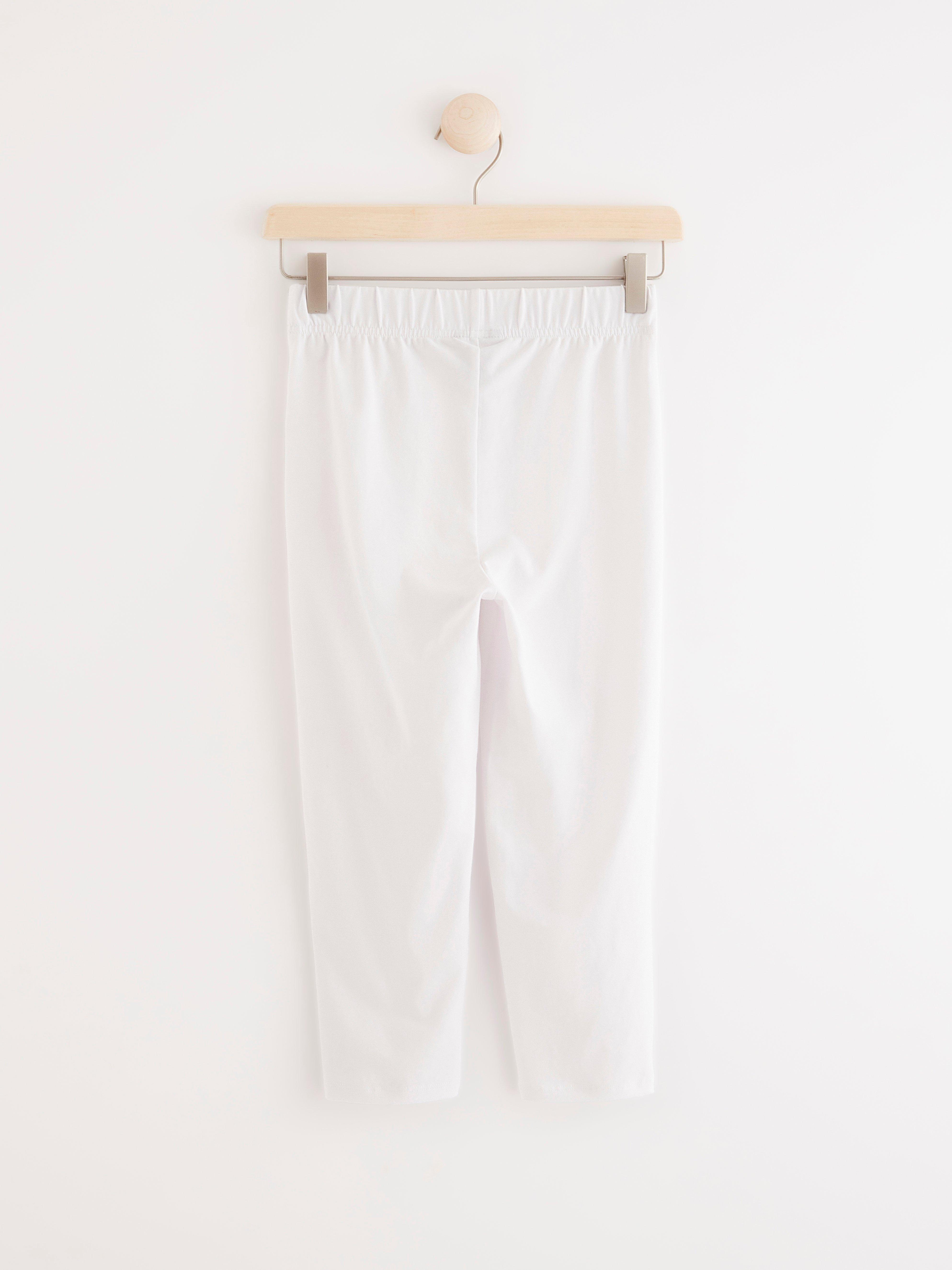Capri Leggings - Womens Wear - White