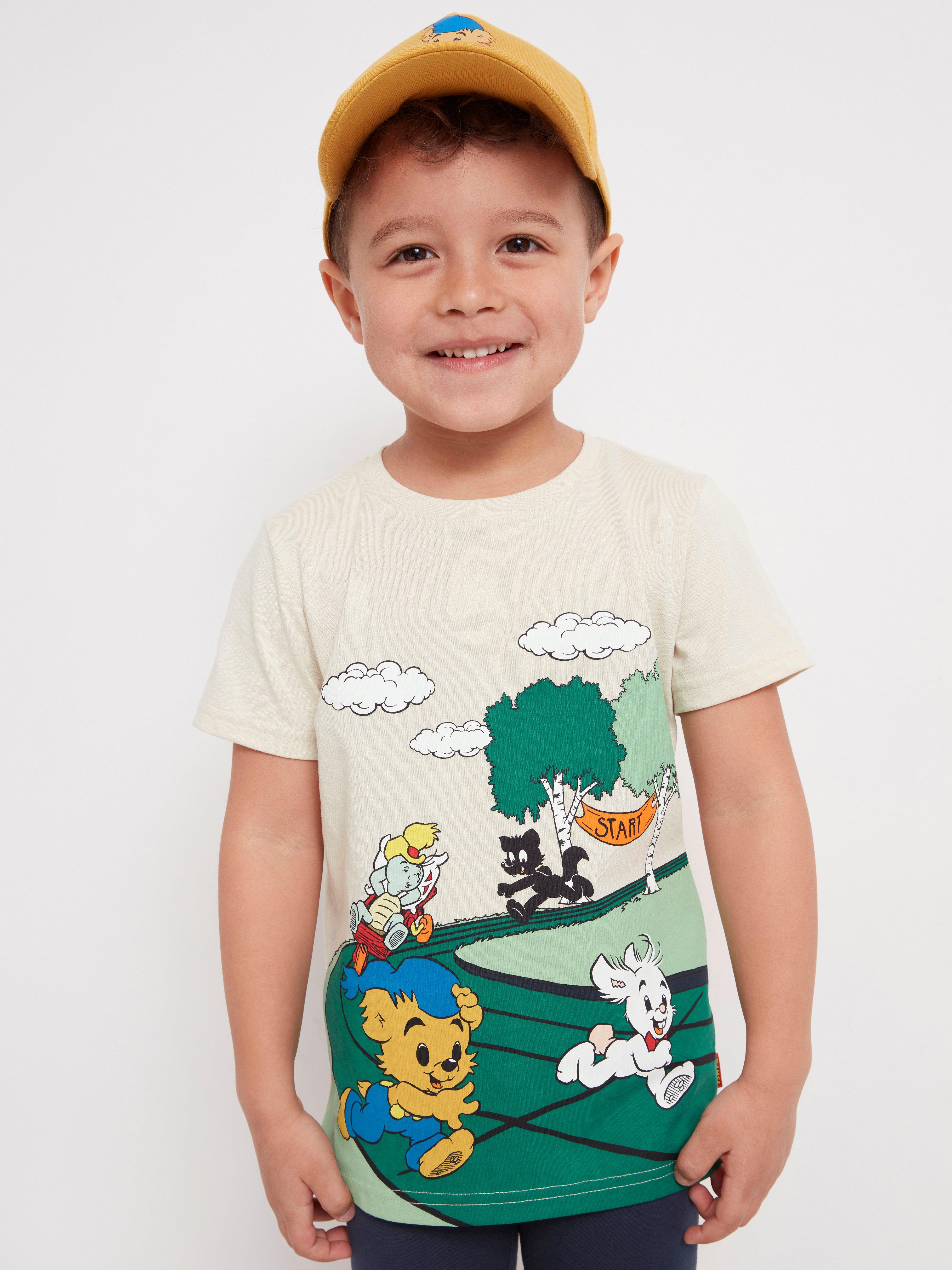 T-shirt med Bamse