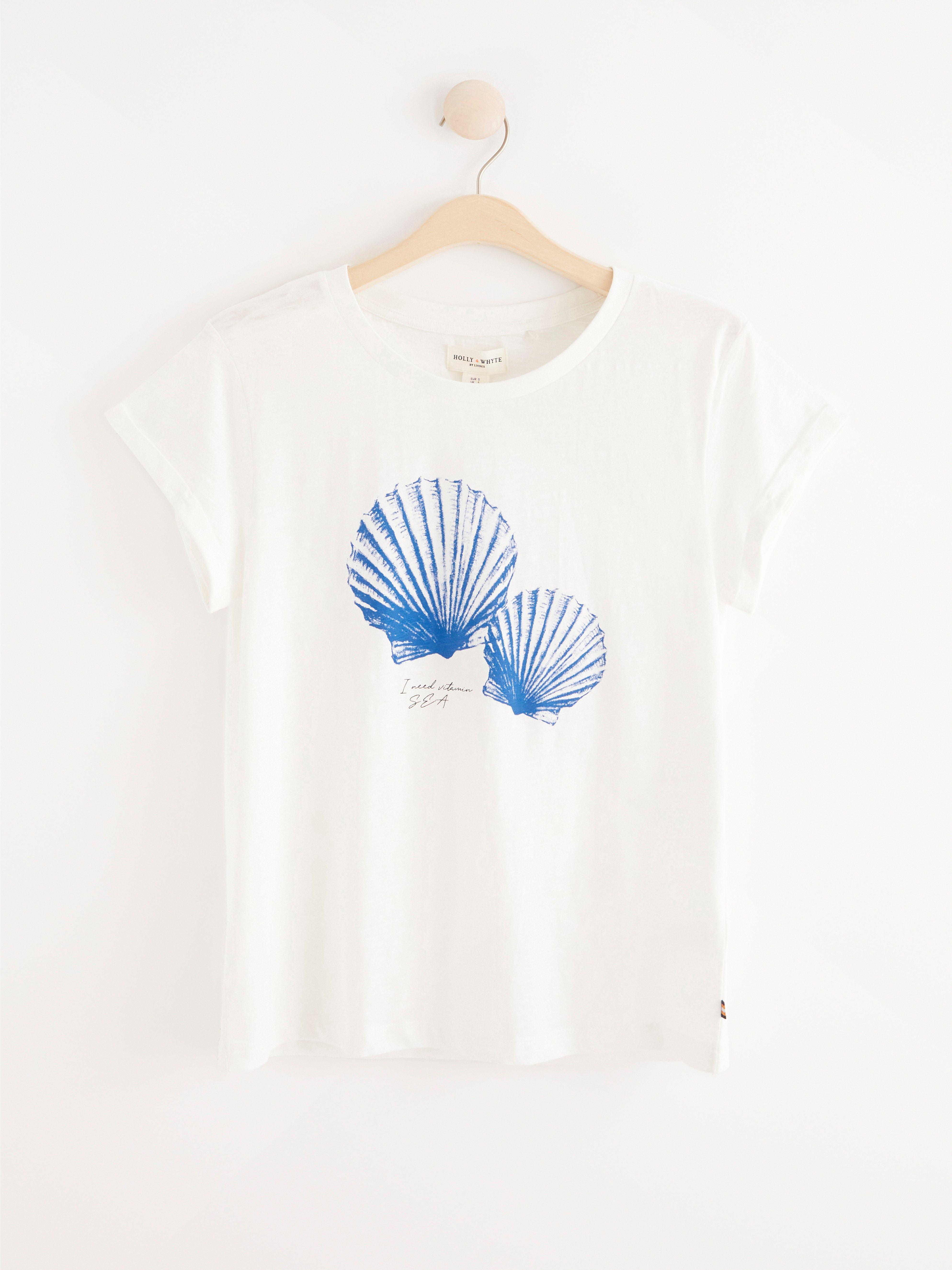 T-paita - Naiset - Sininen