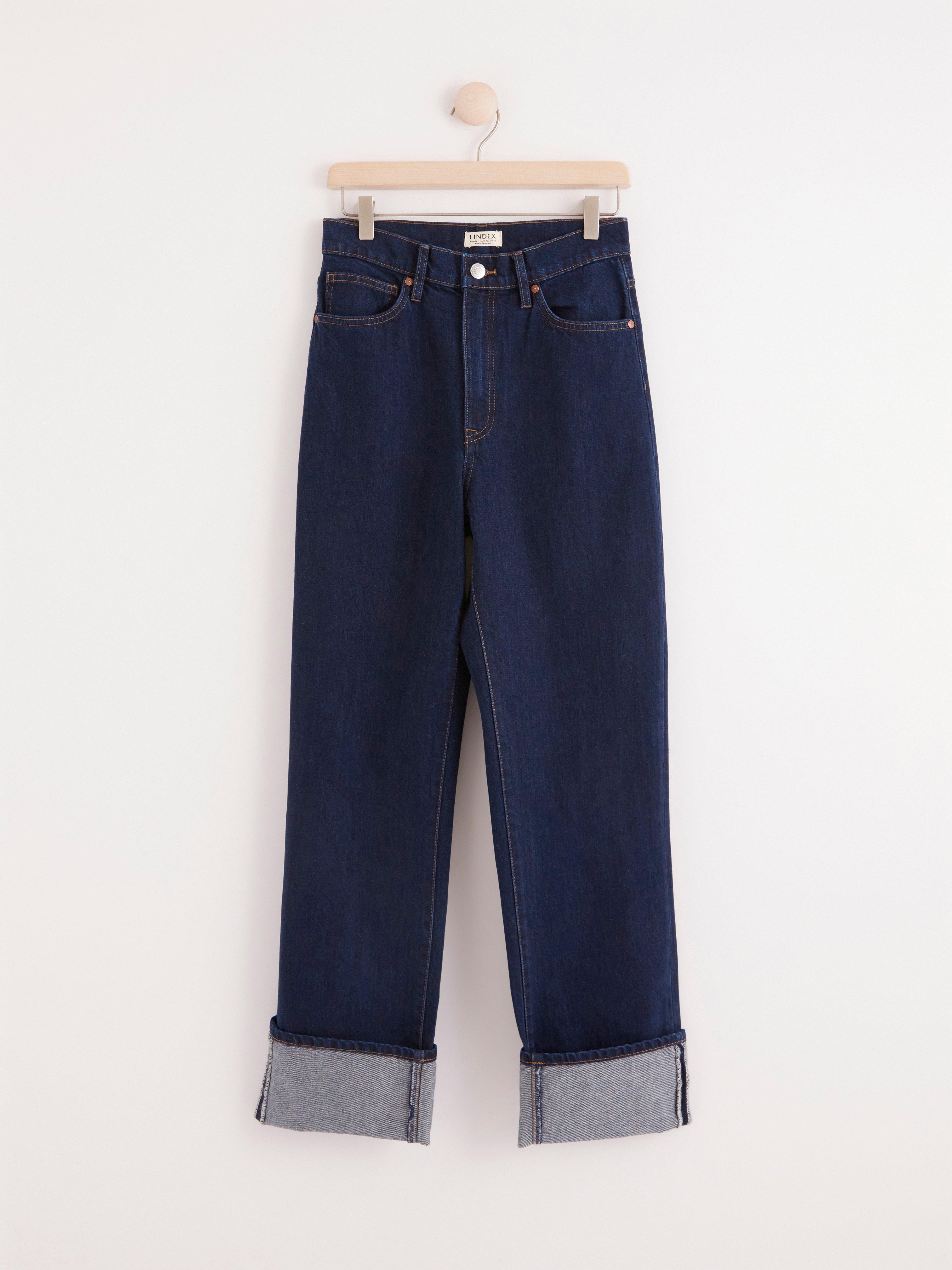 FRANKA High waist jeans med extra långa ben