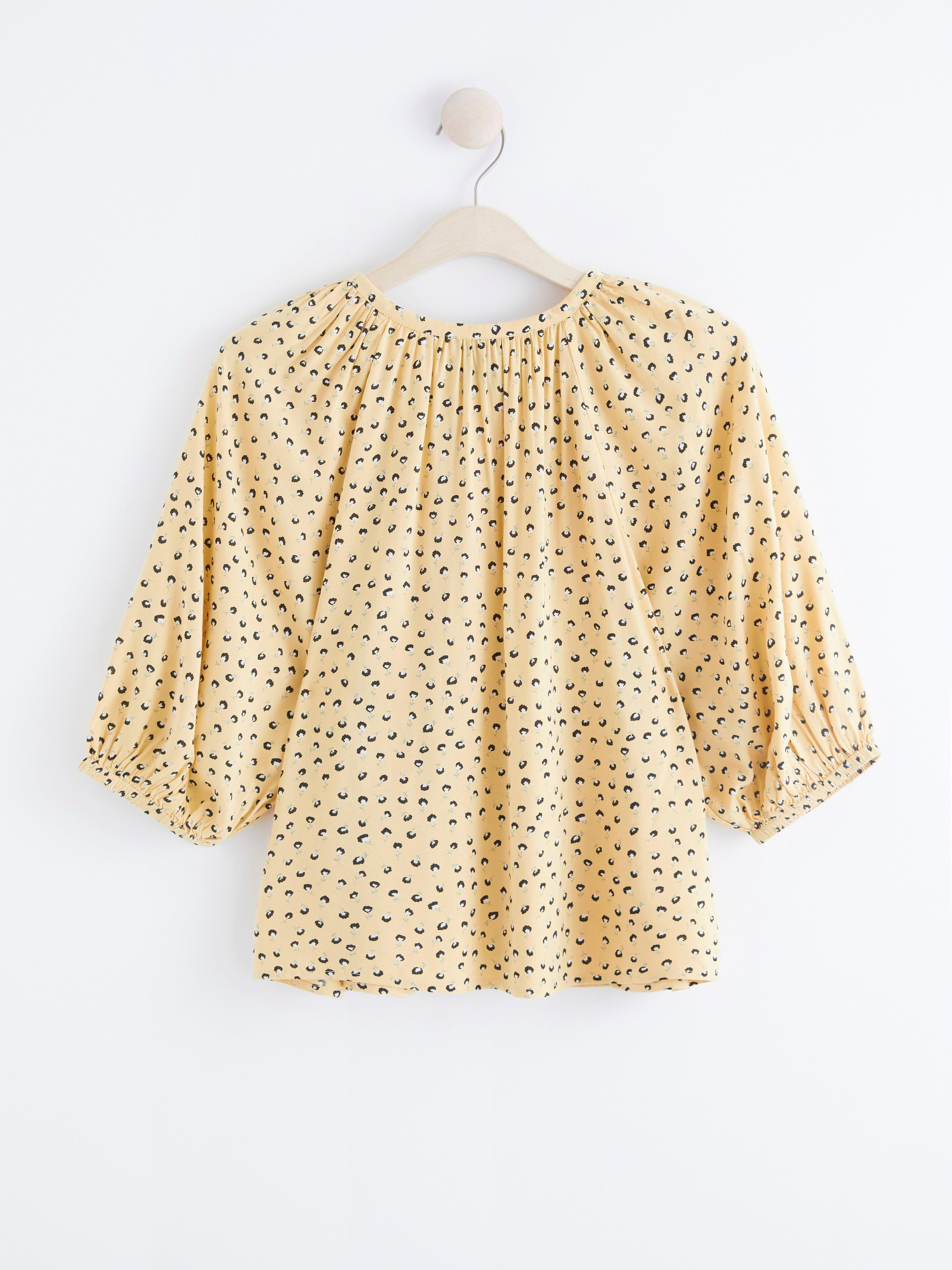 Bluse - Dame - Gul