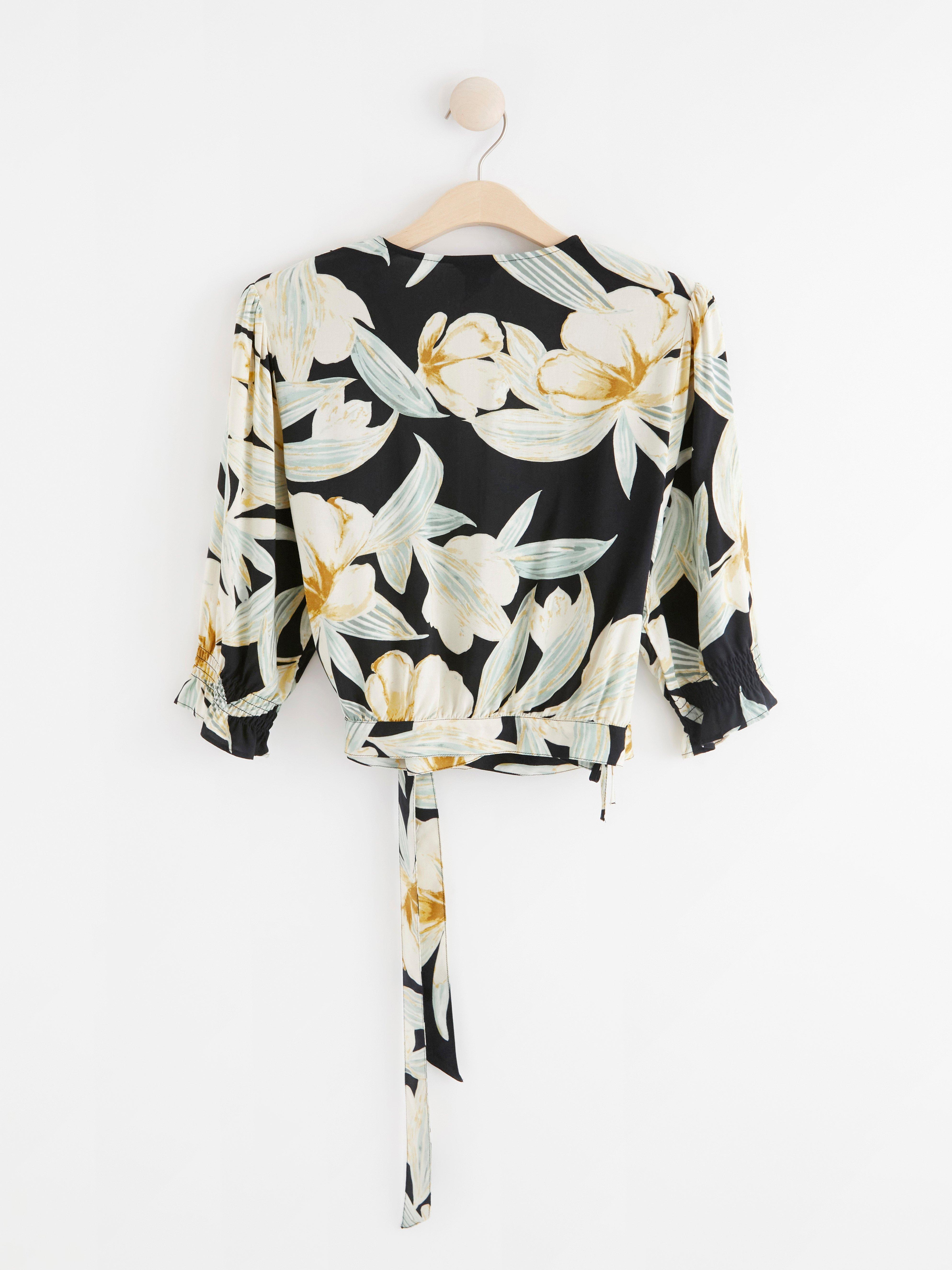 Wrap Blouse - Womens Wear - Black