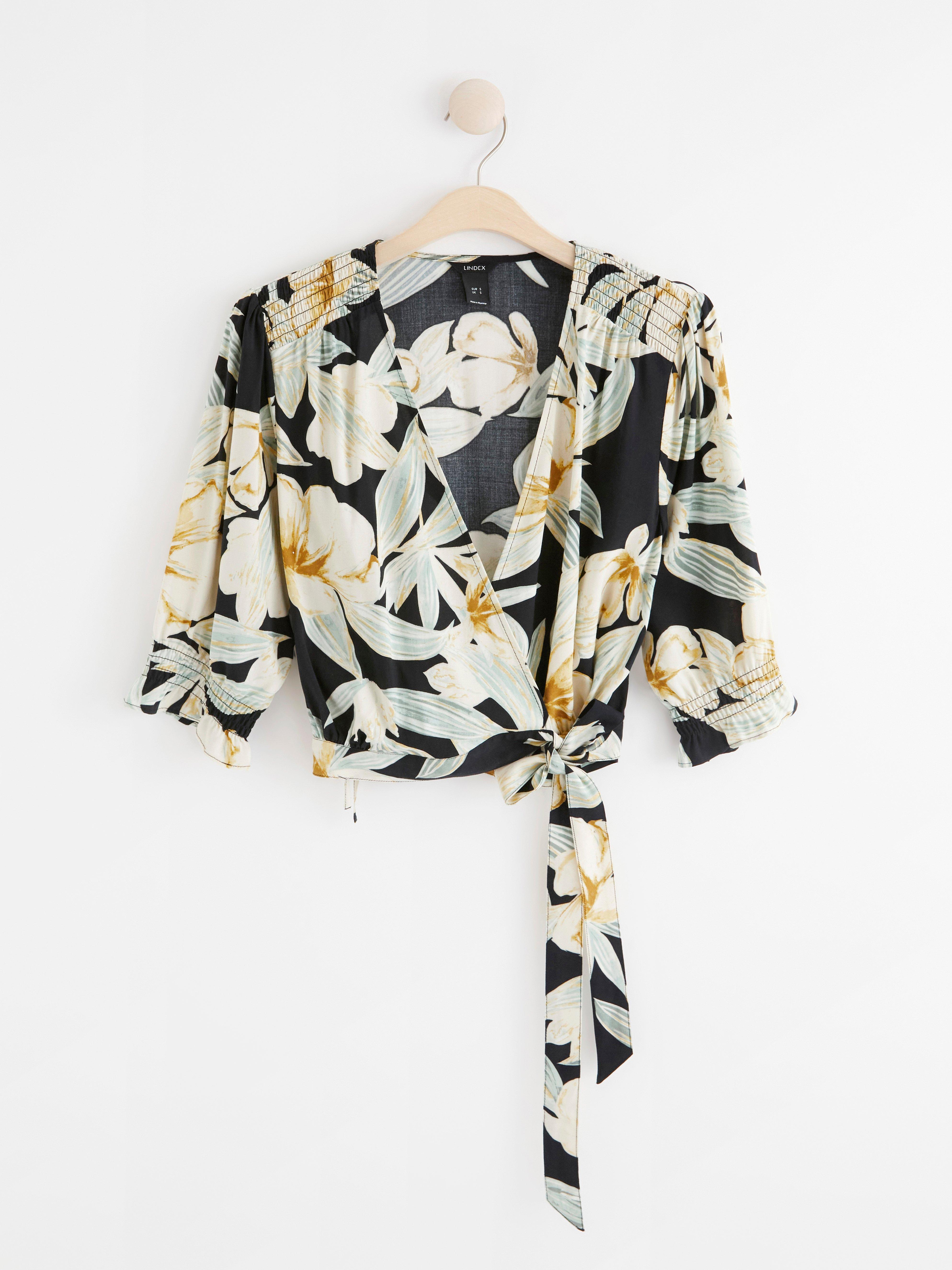 Wrap Blouse - Womens Wear - Black