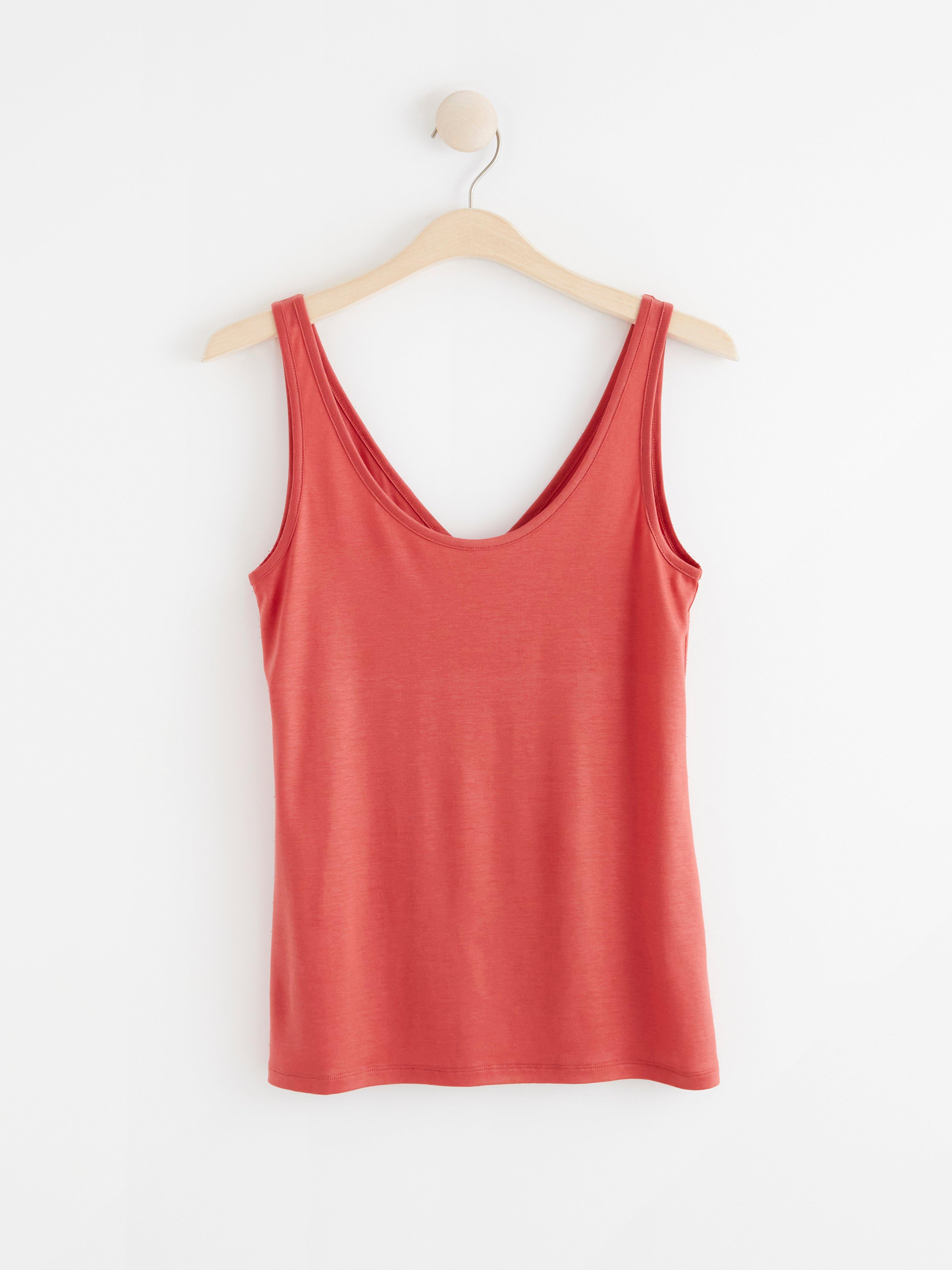 Tank Top - Womens Wear - Red