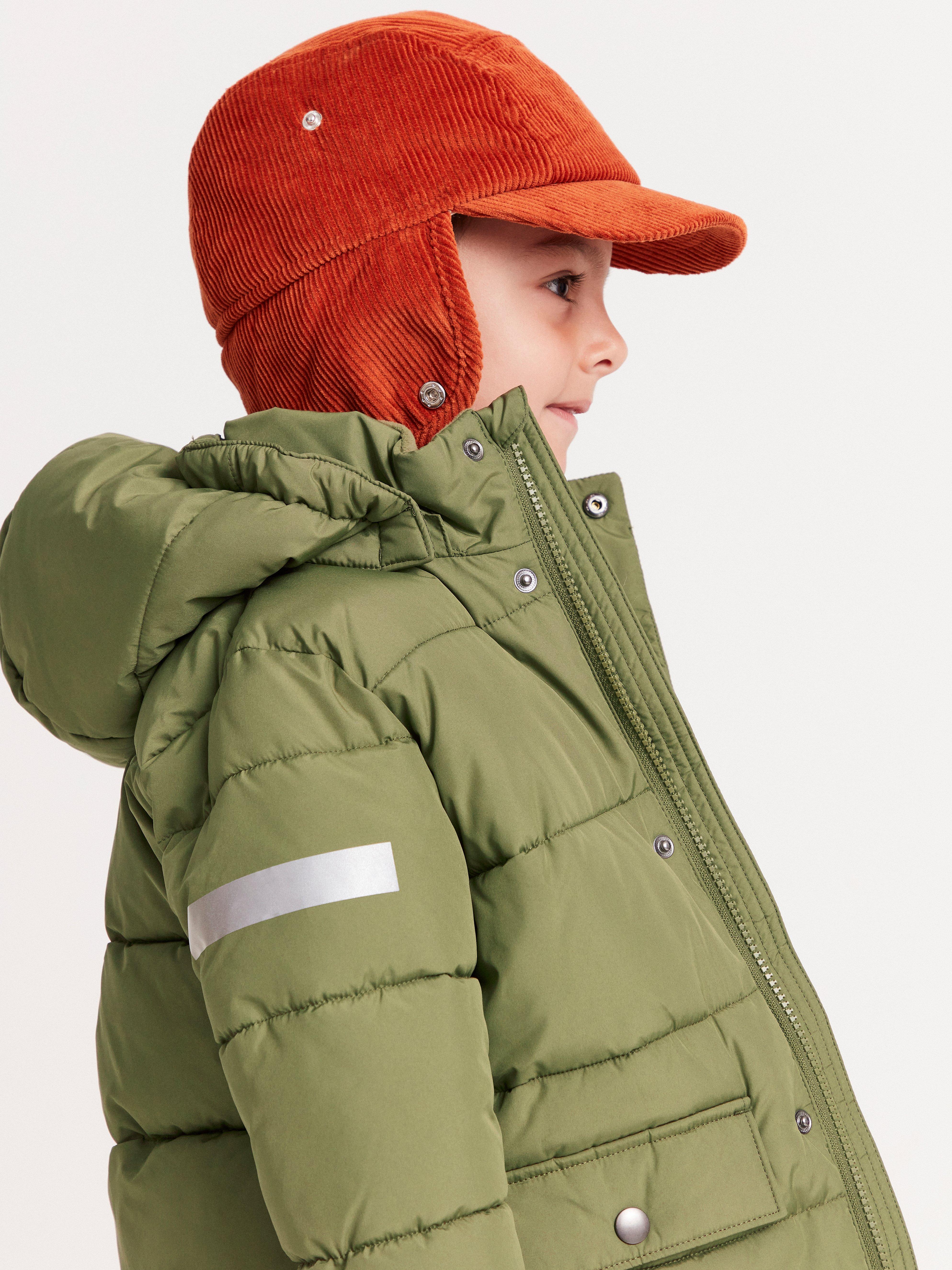 lime puffer jacket