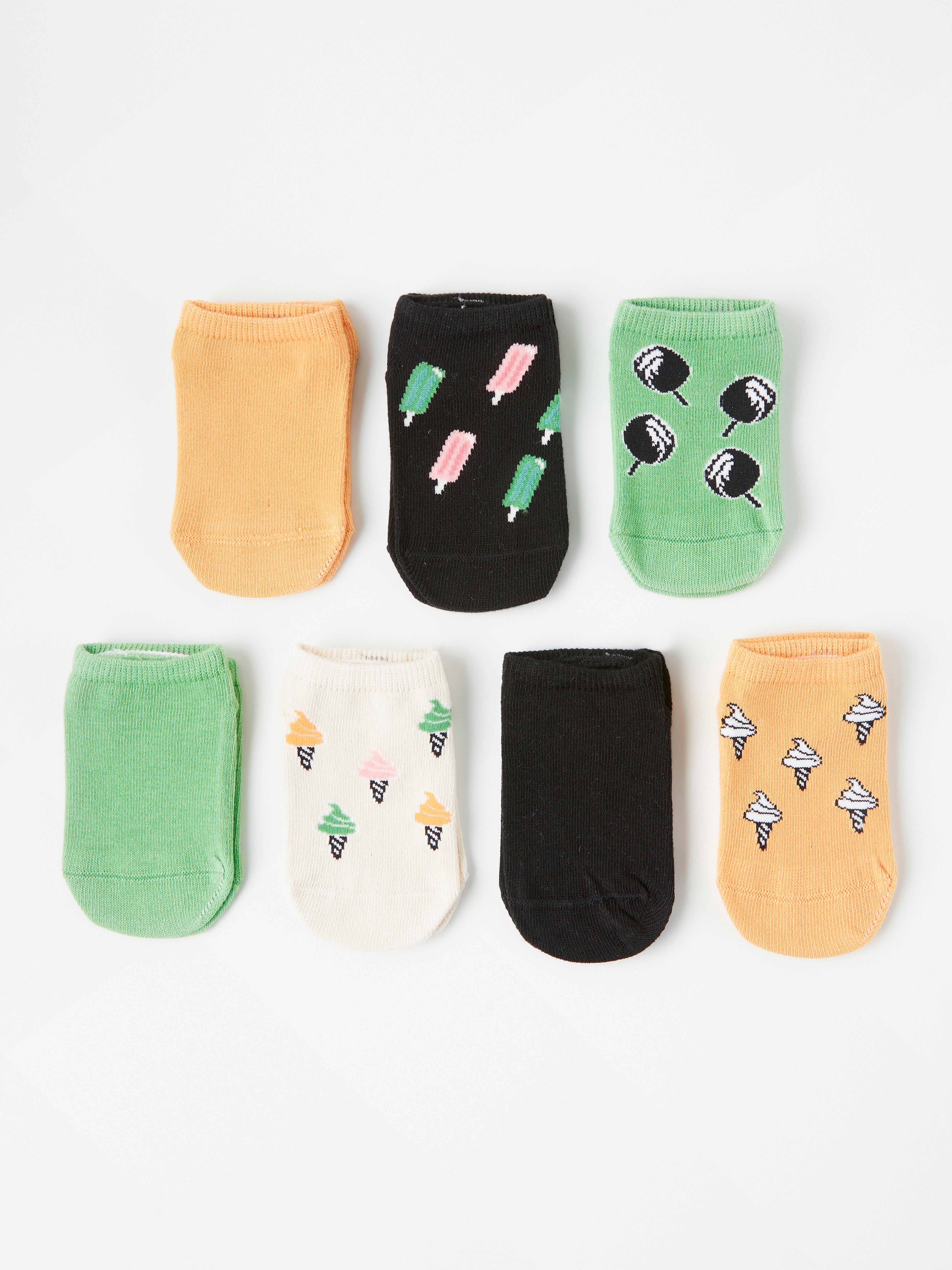 Varrettomat sukat - Lapset - Vihreä