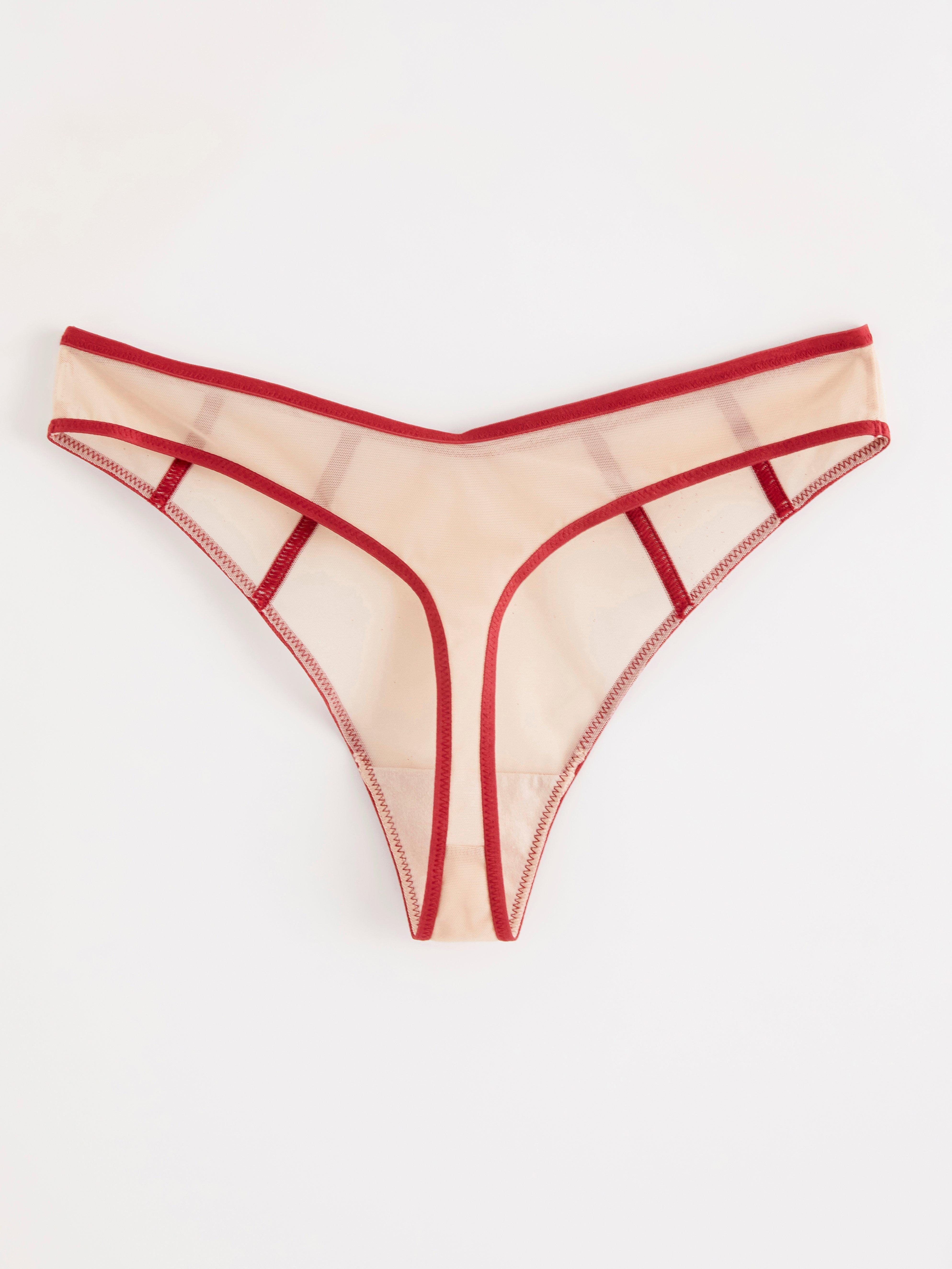 Thong High - Lingerie - Beige