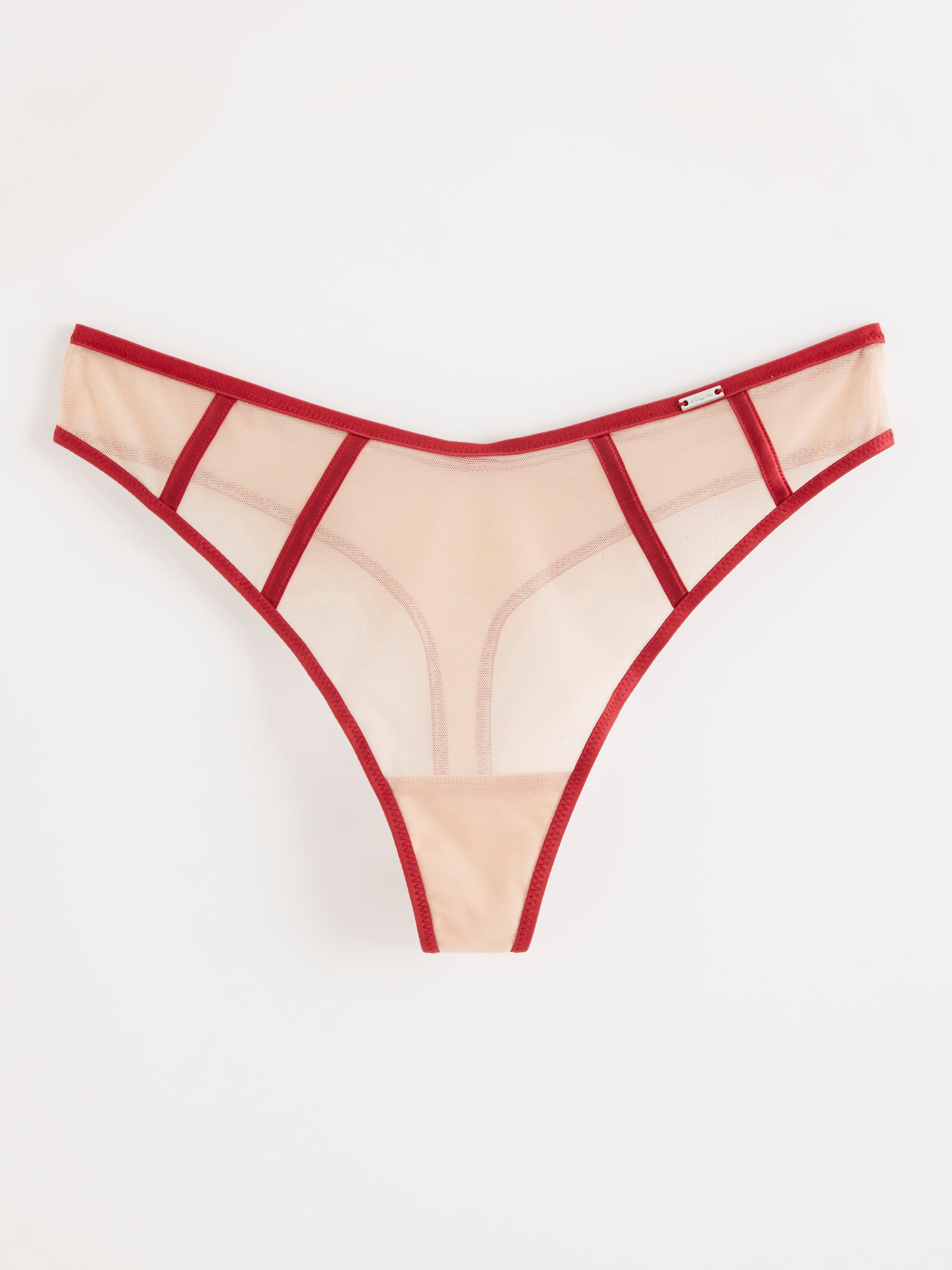 Thong High - Lingerie - Beige