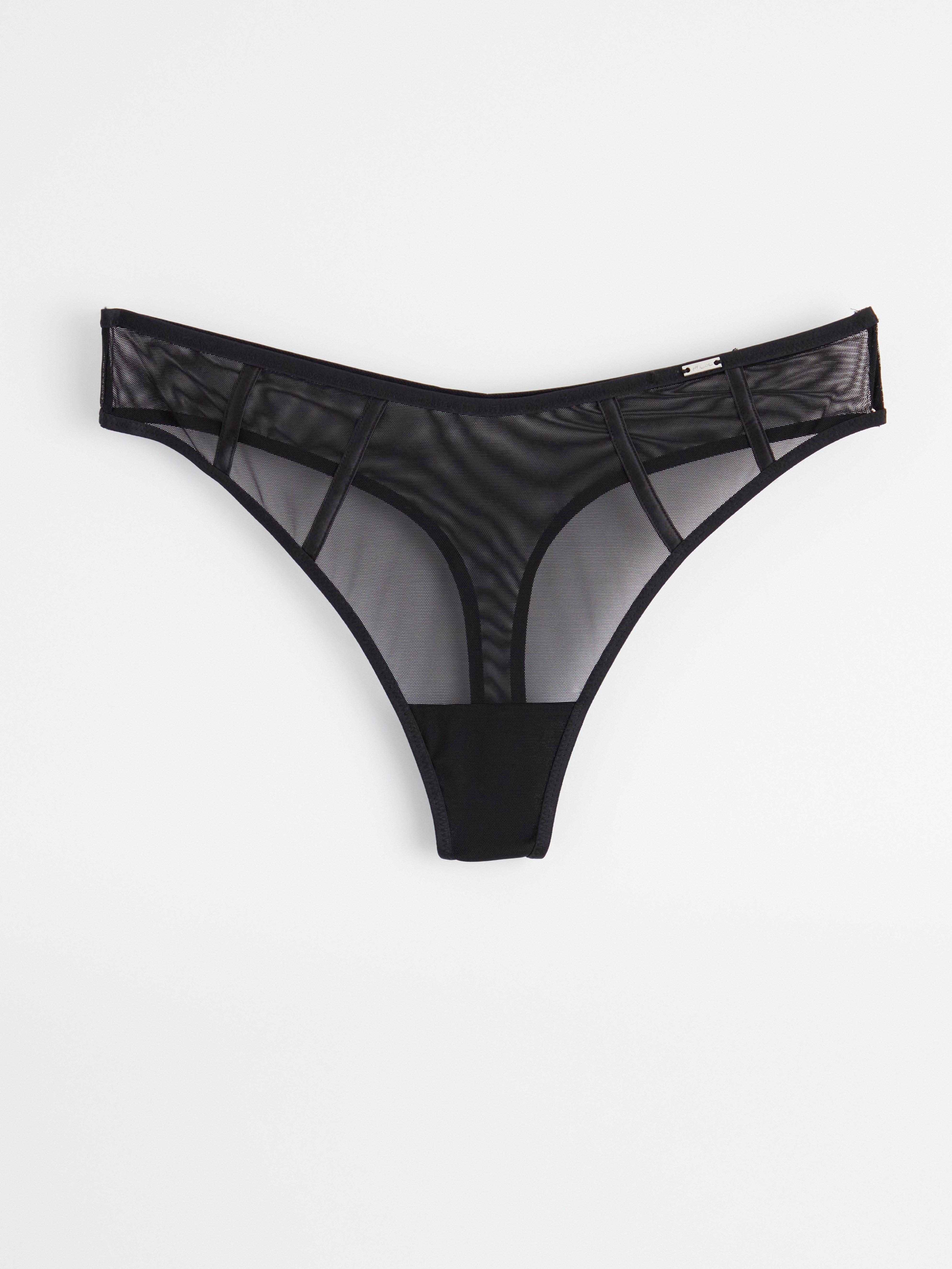 Thong High - Lingerie - Black