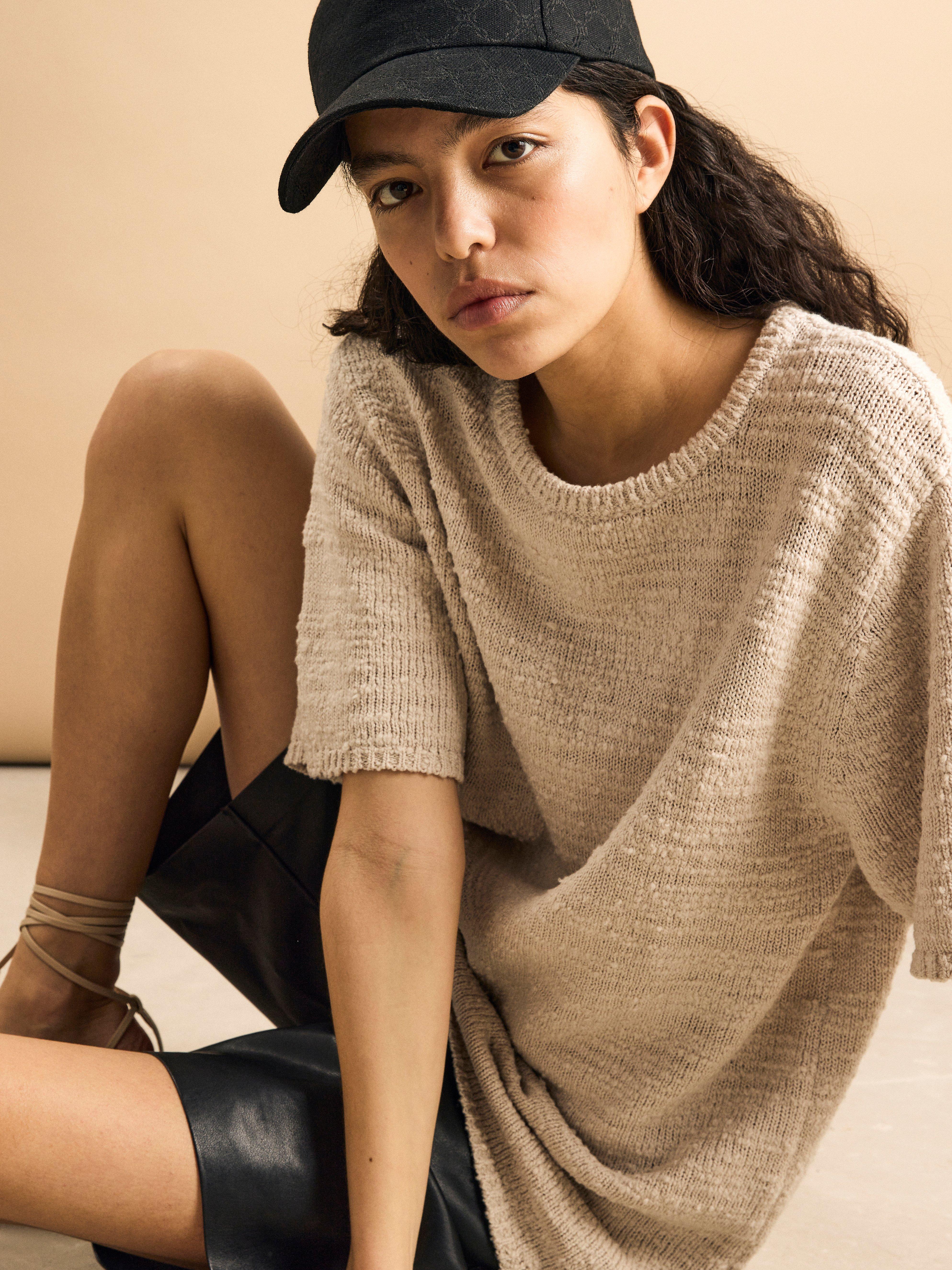 Knitted short sleeve jumper  Lindex Europe