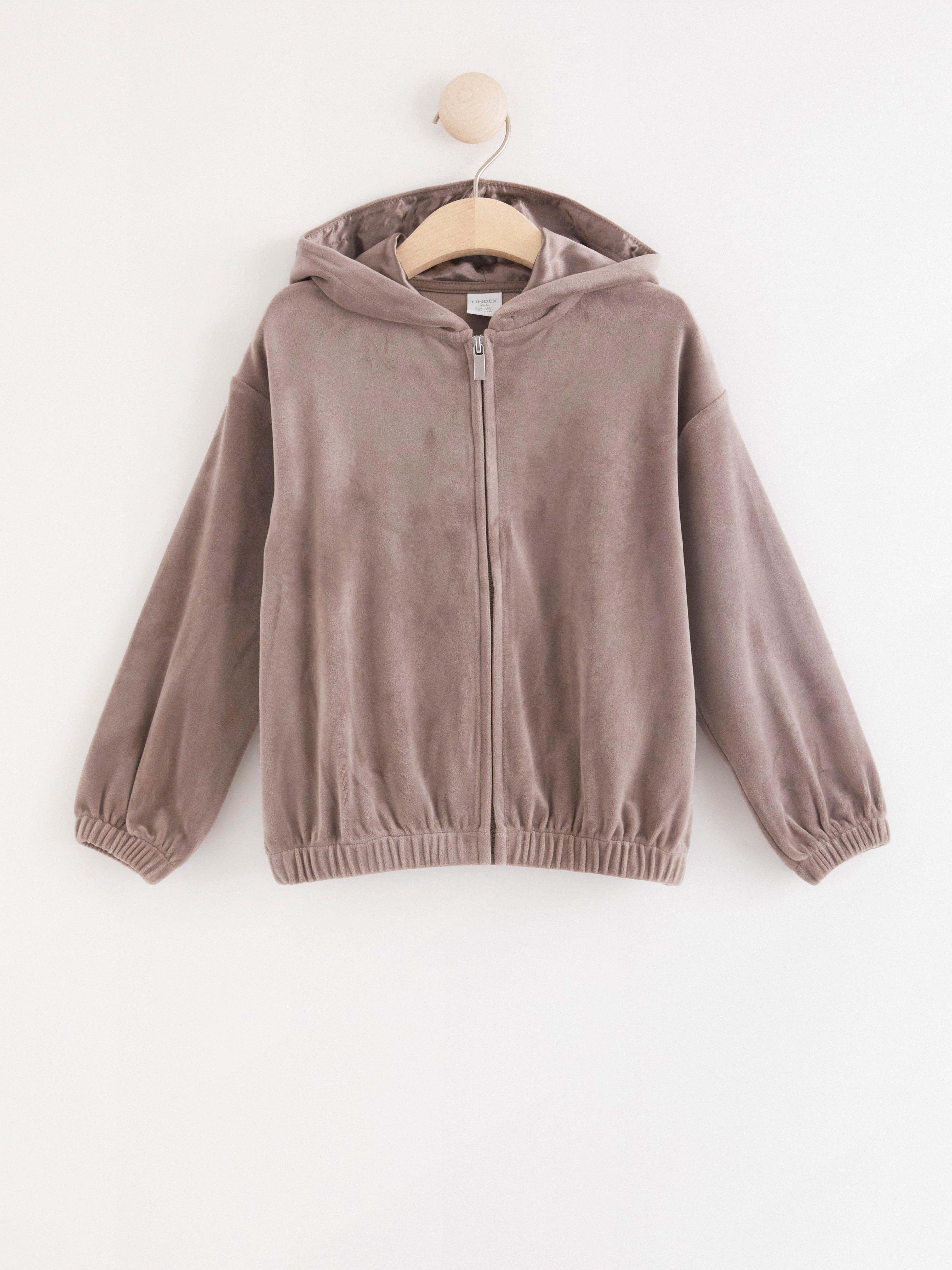Bunda s kapucňou - Deti - Hnedá