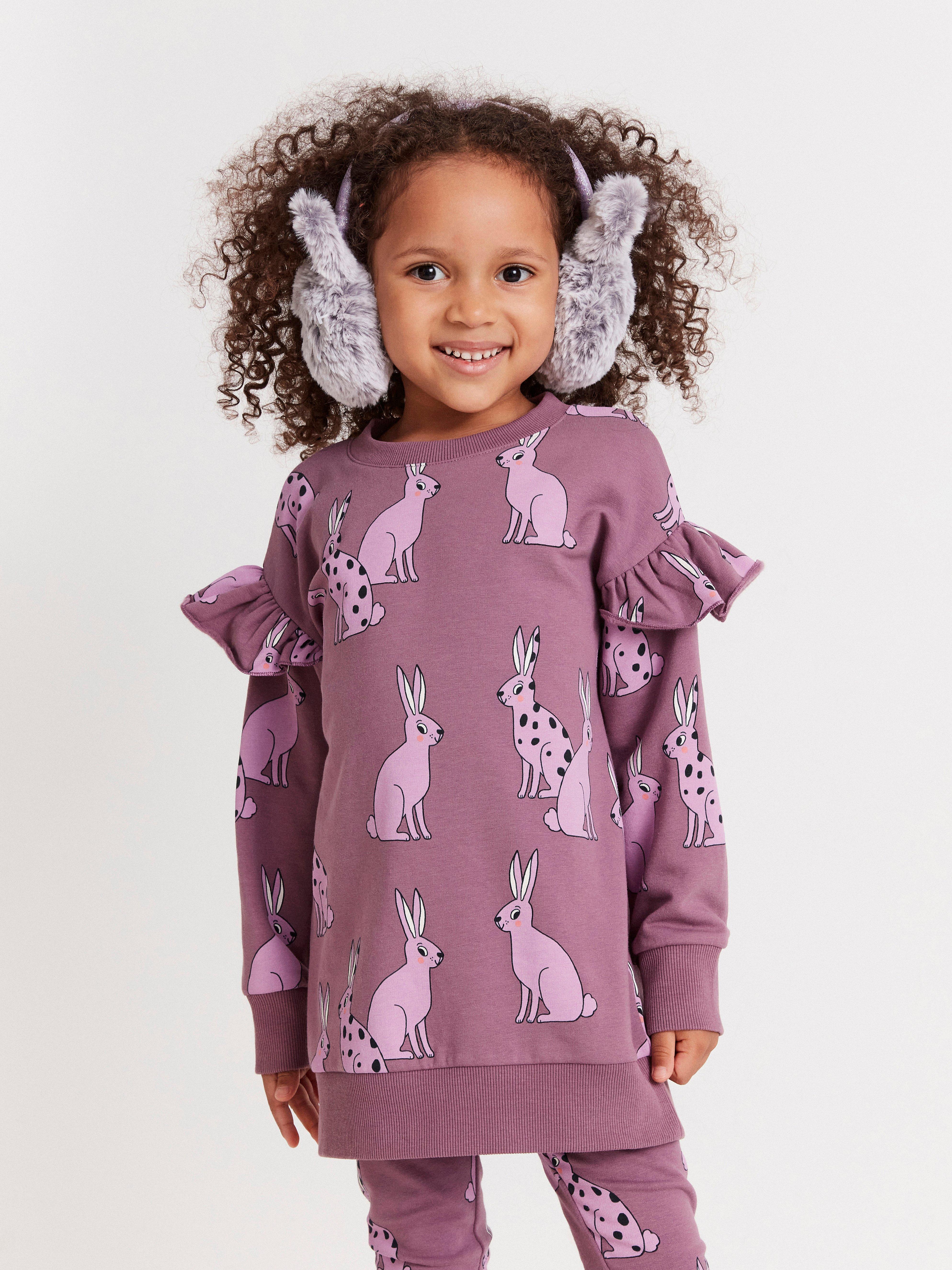 Sweatshirt tunika med kaniner