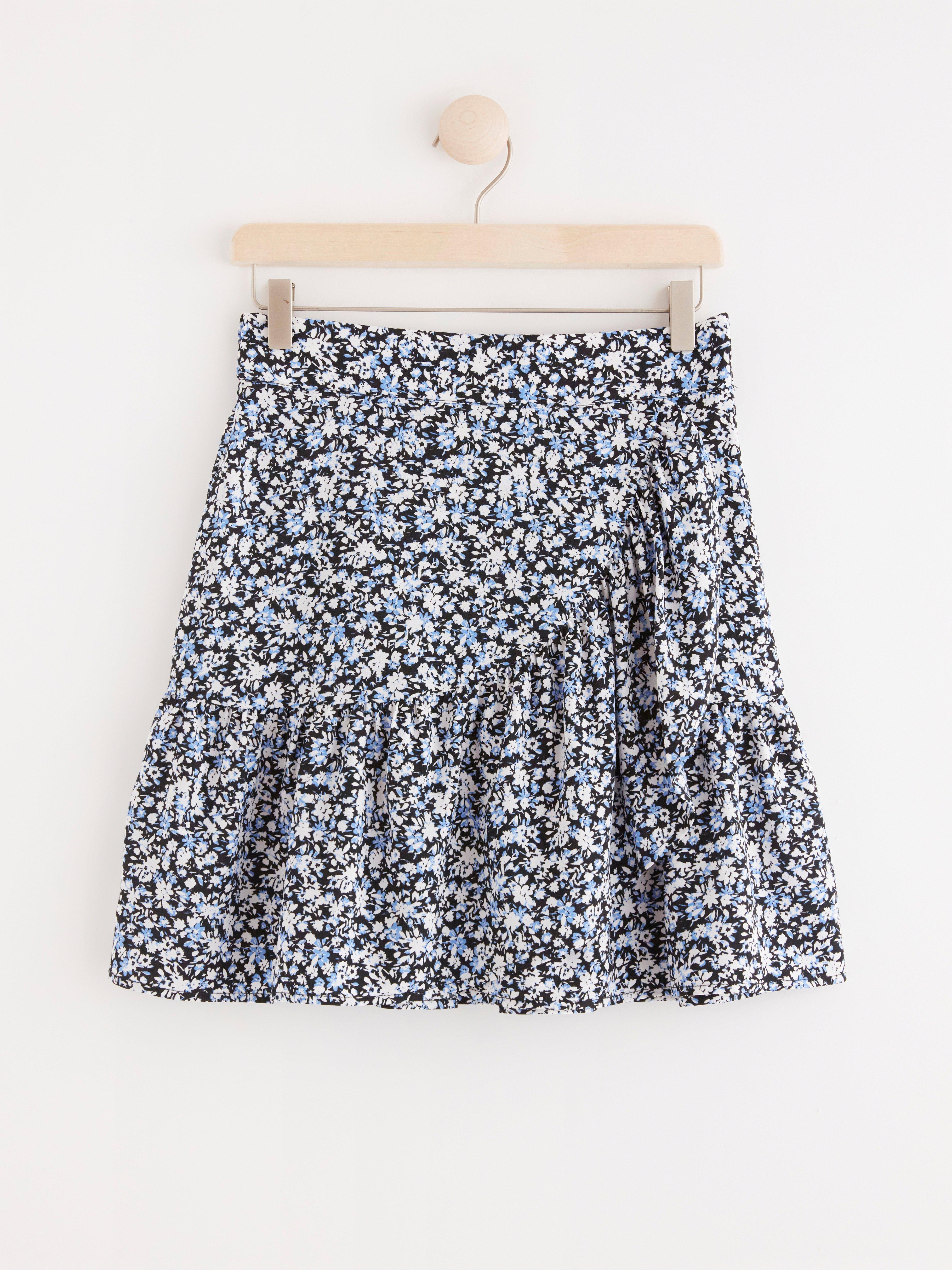 Wrap Skirt - Womens Wear - Blue