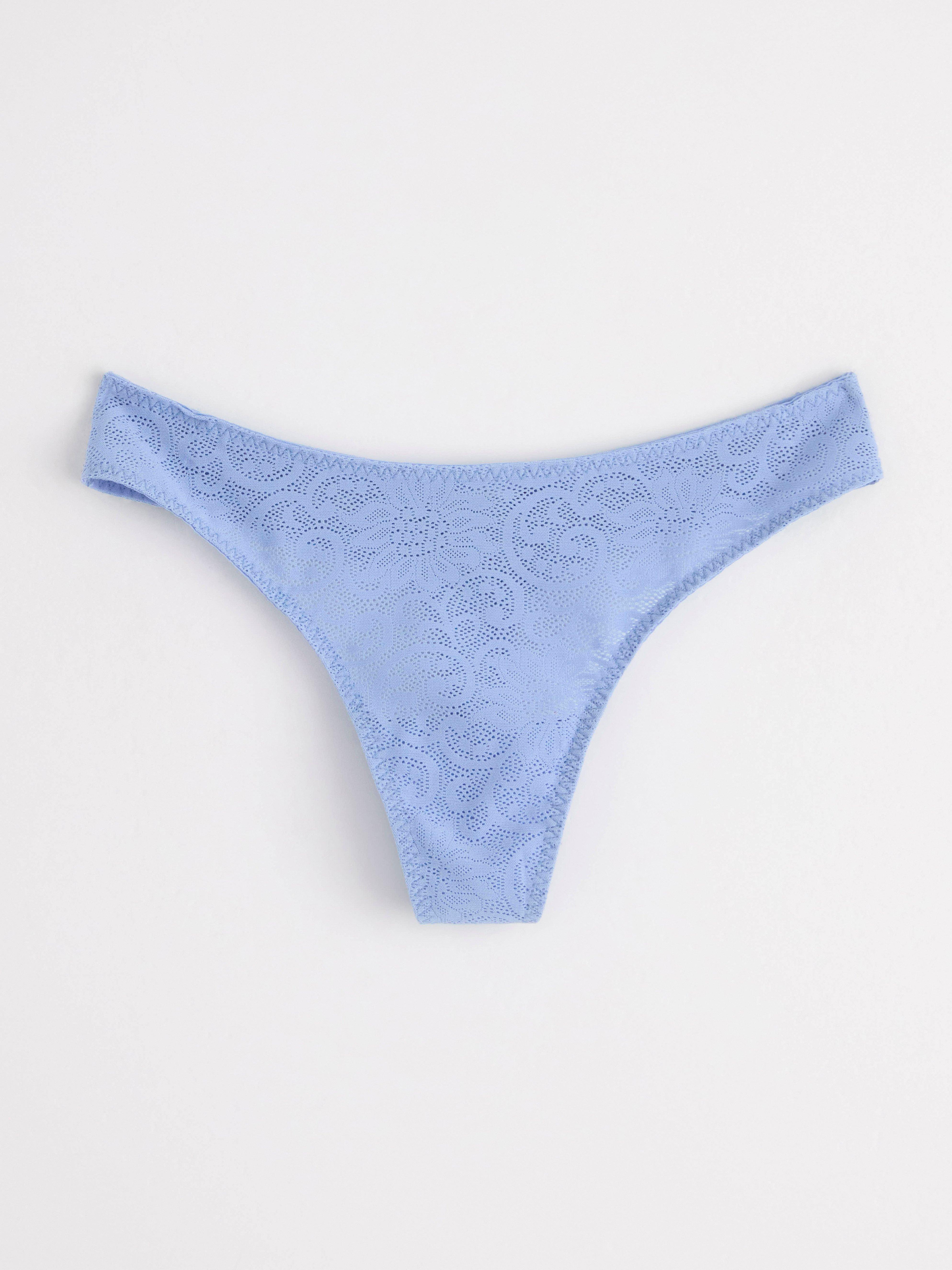 Thong Regular - Lingerie - Blue