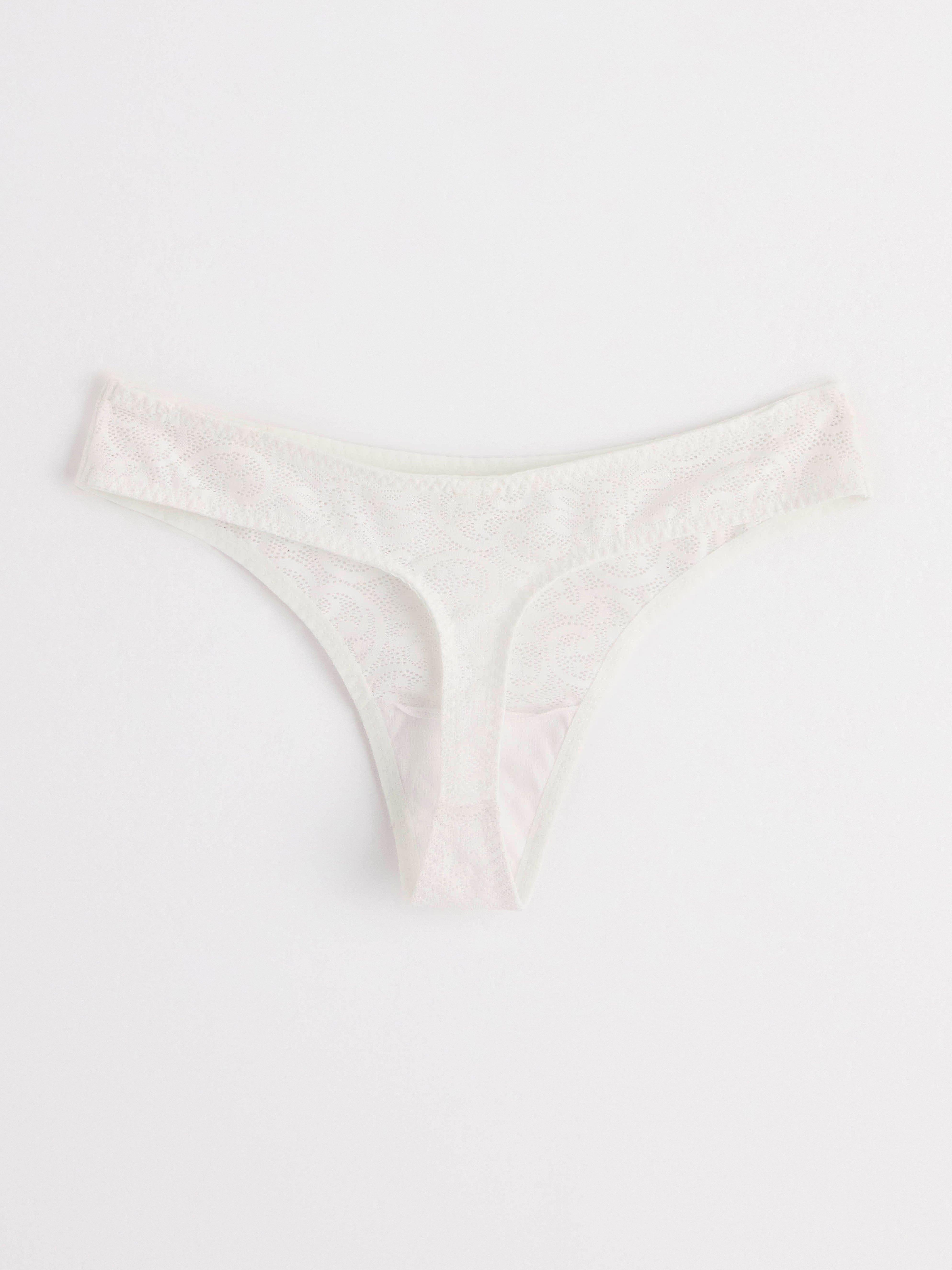 Thong Regular - Lingerie - White