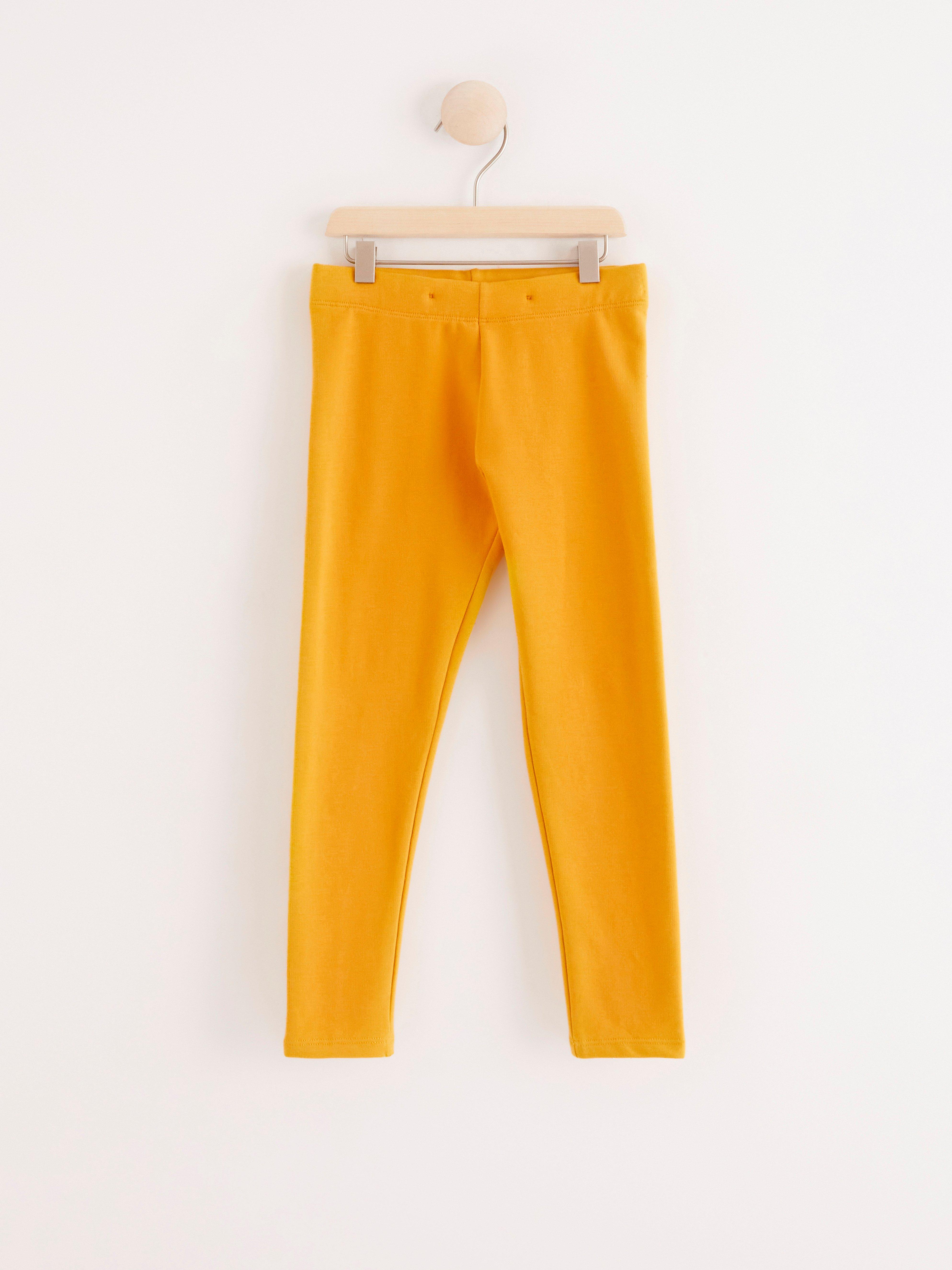 Leggings - Barn - Gul