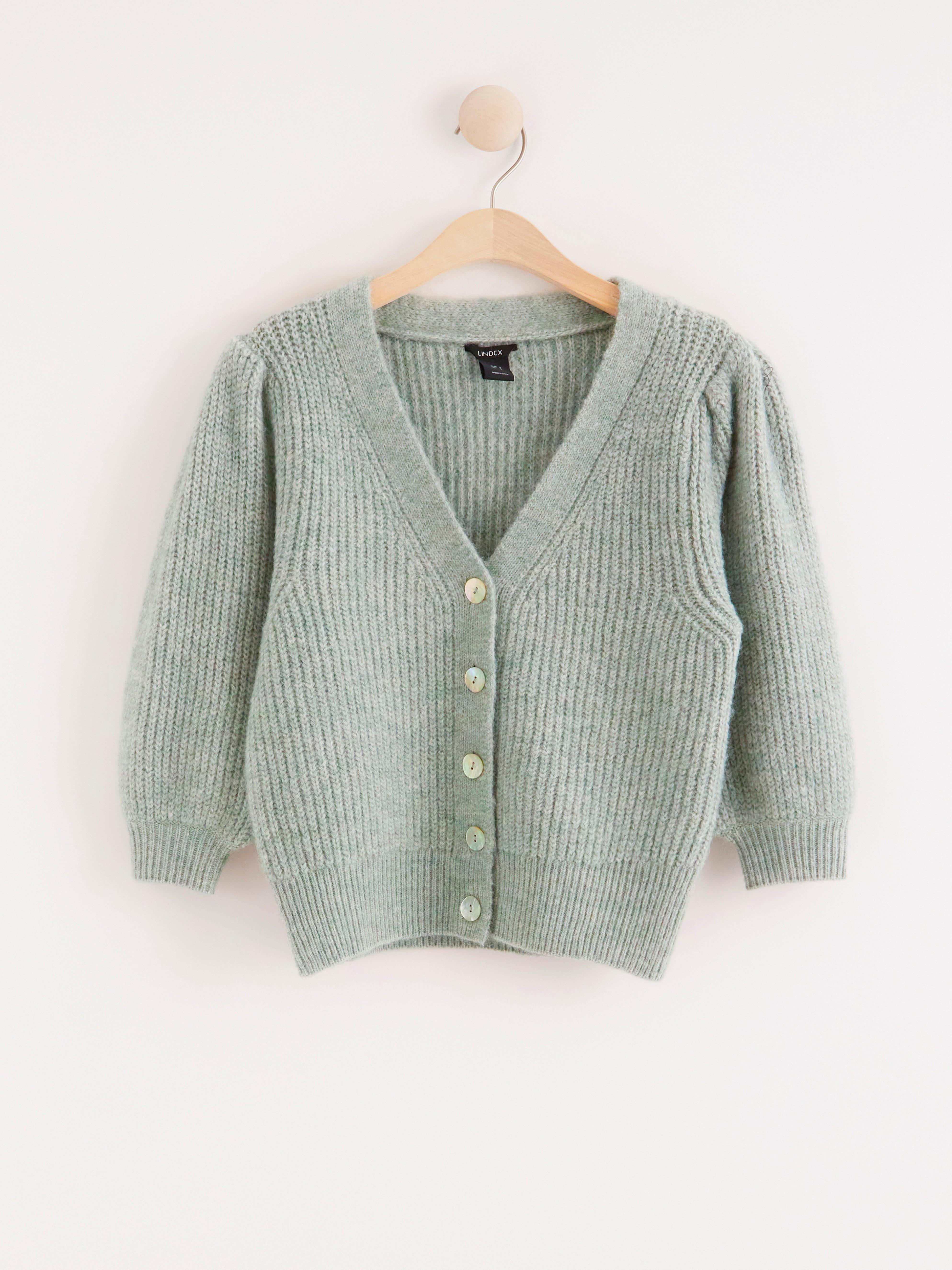 Cardigan - Dame - Beige