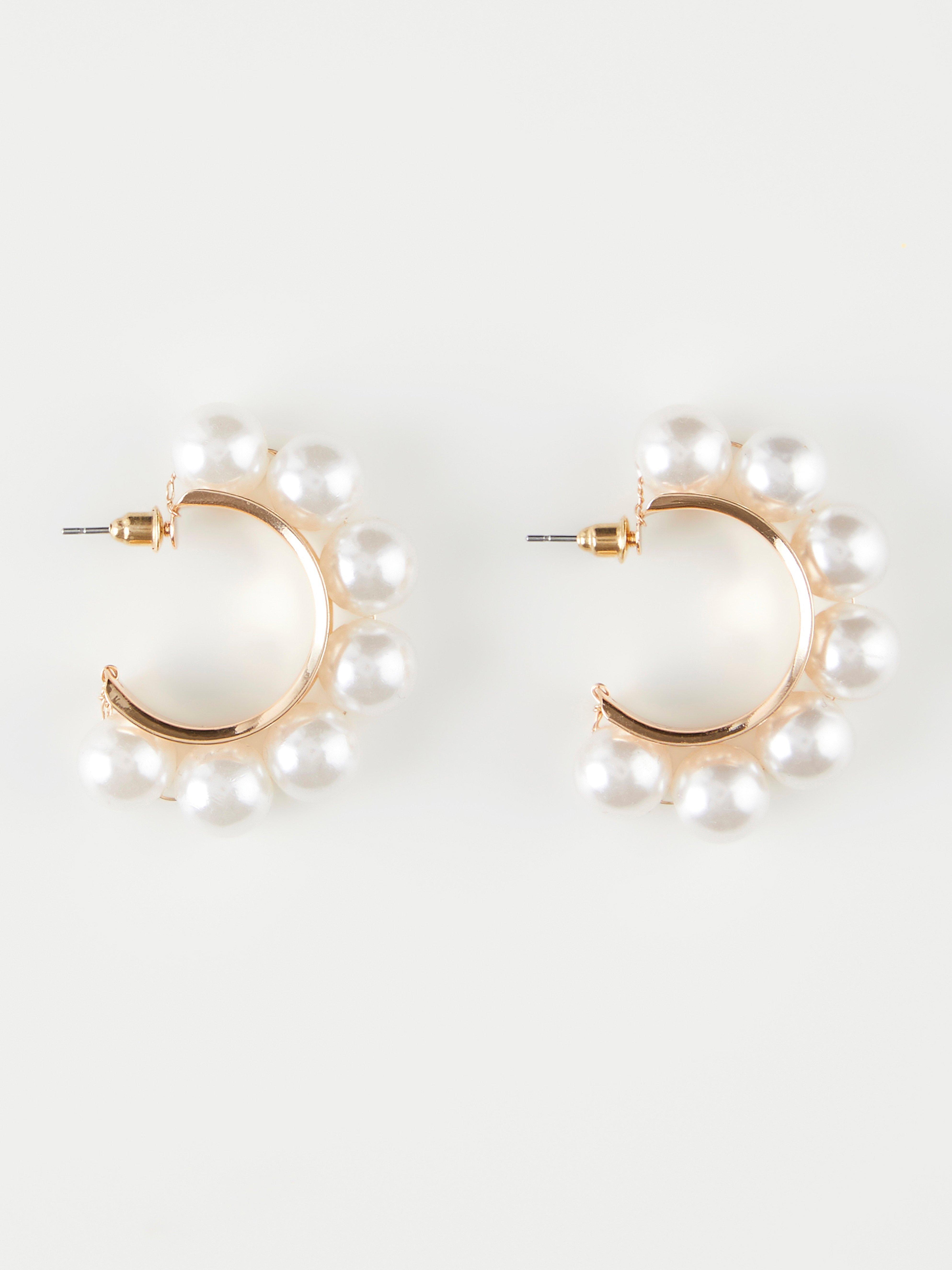 Earrings - Womens Wear - White