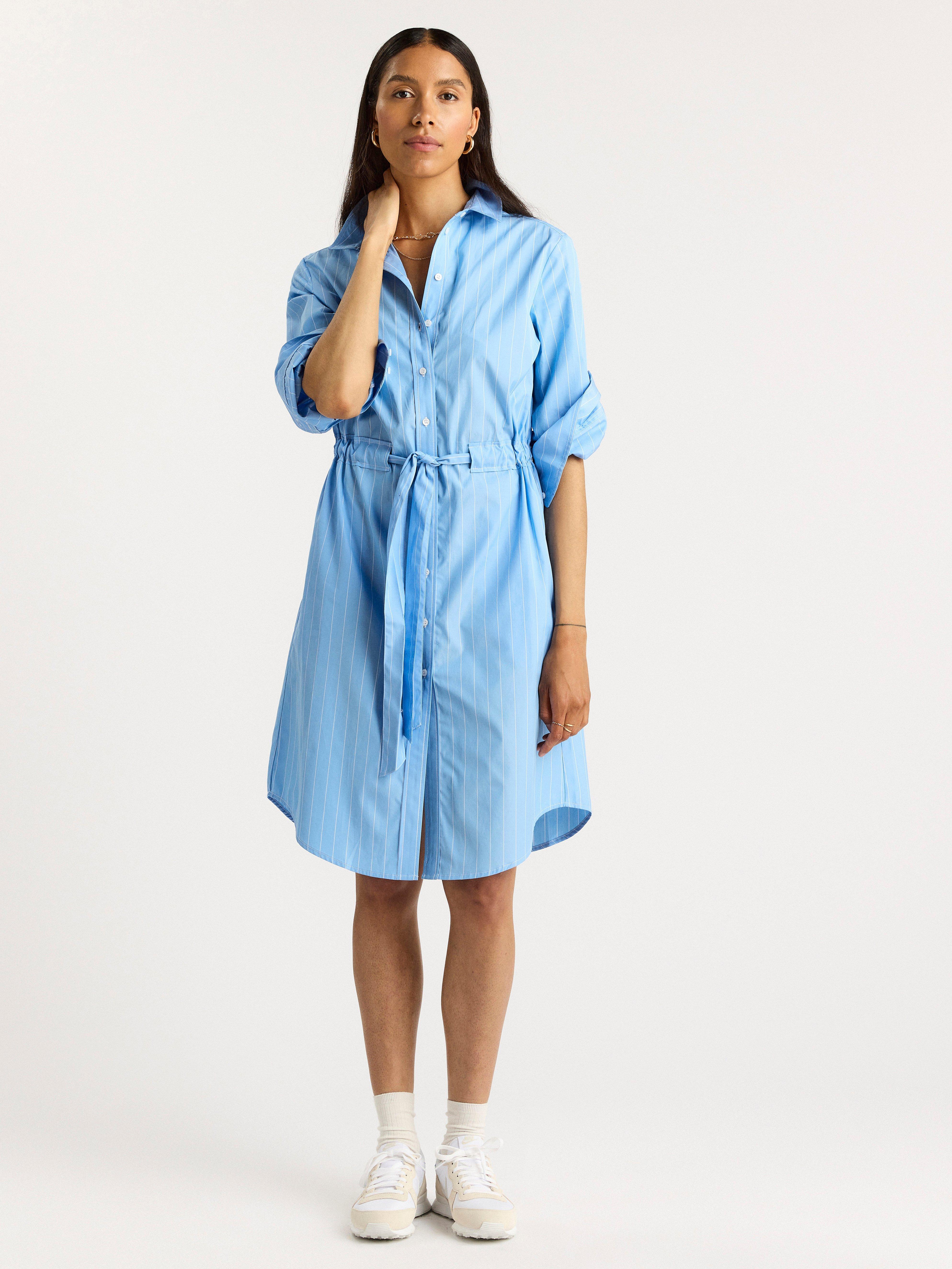 shirt dress navy