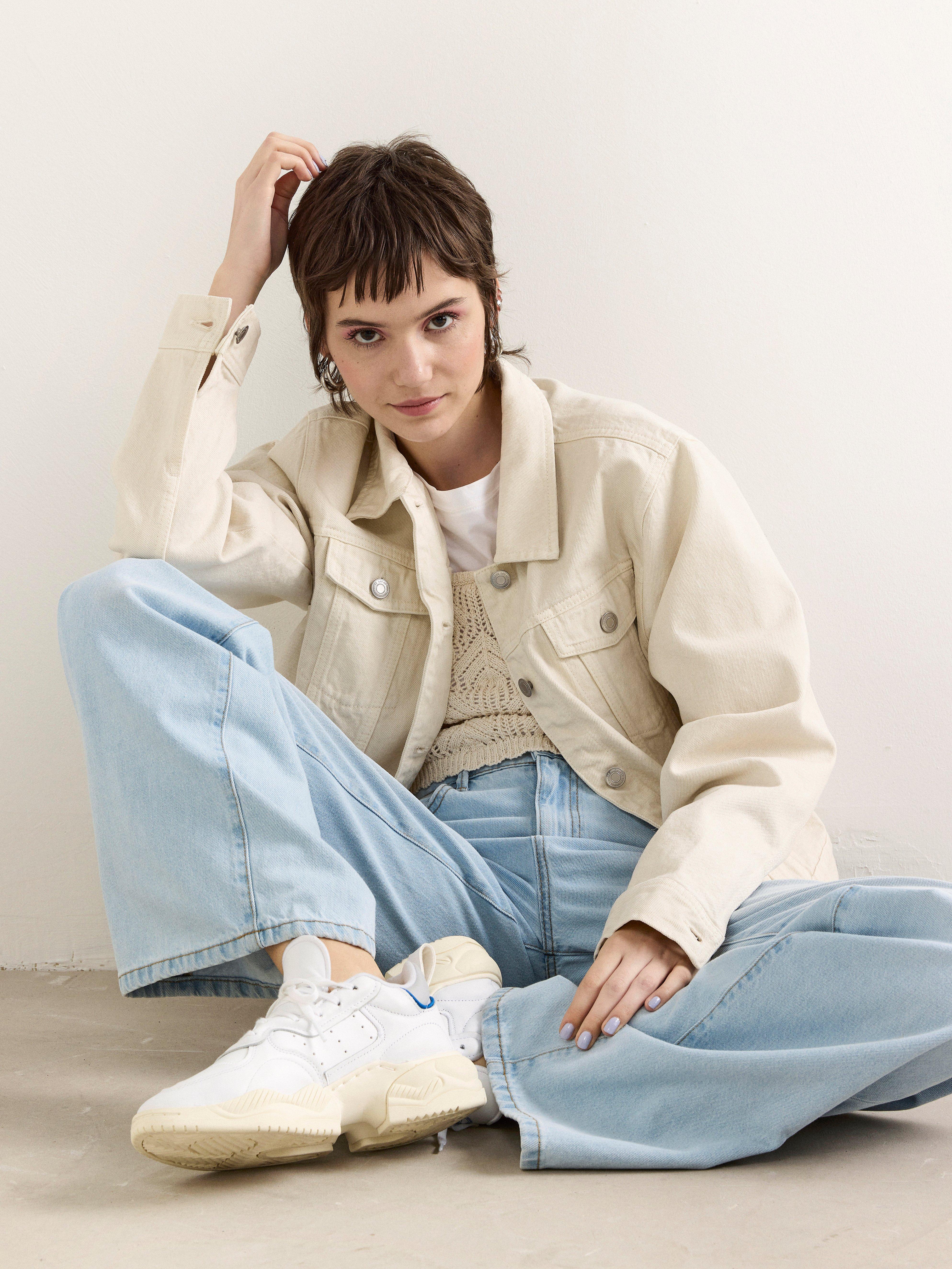 Weekday white denim on sale jacket