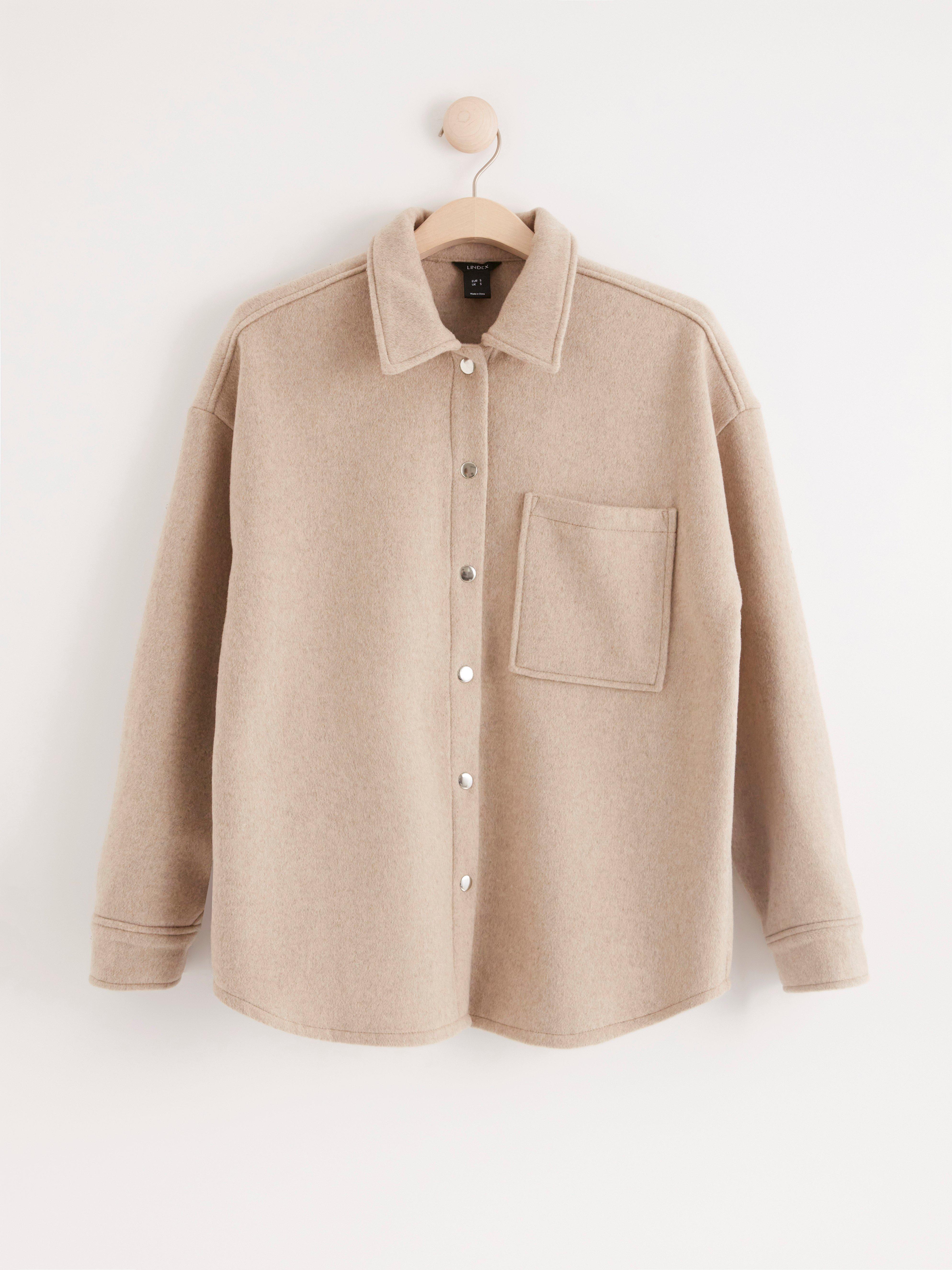 Ylisuuri paita - Naiset - Beige