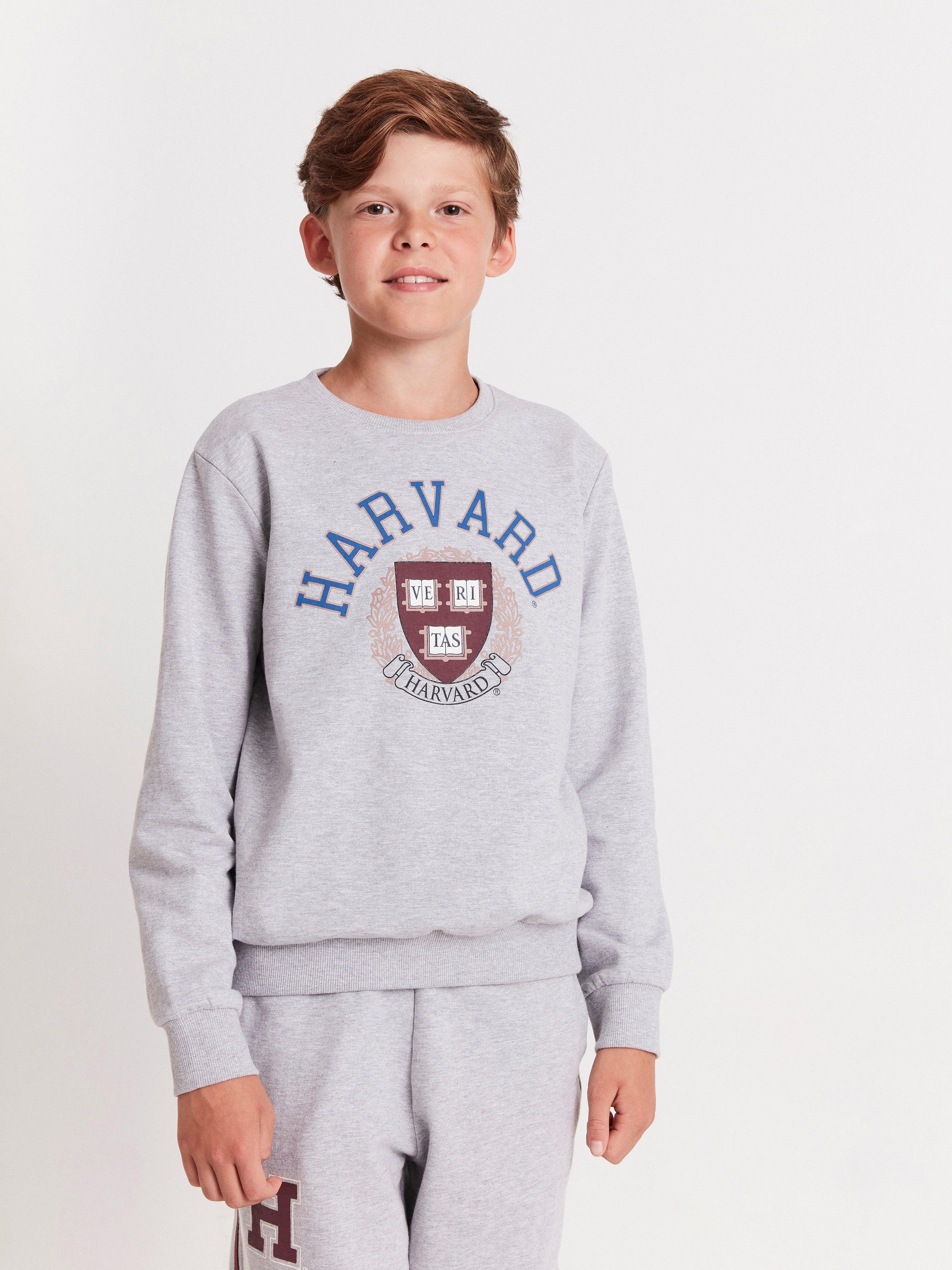 Sweatshirt med Harvardtryck