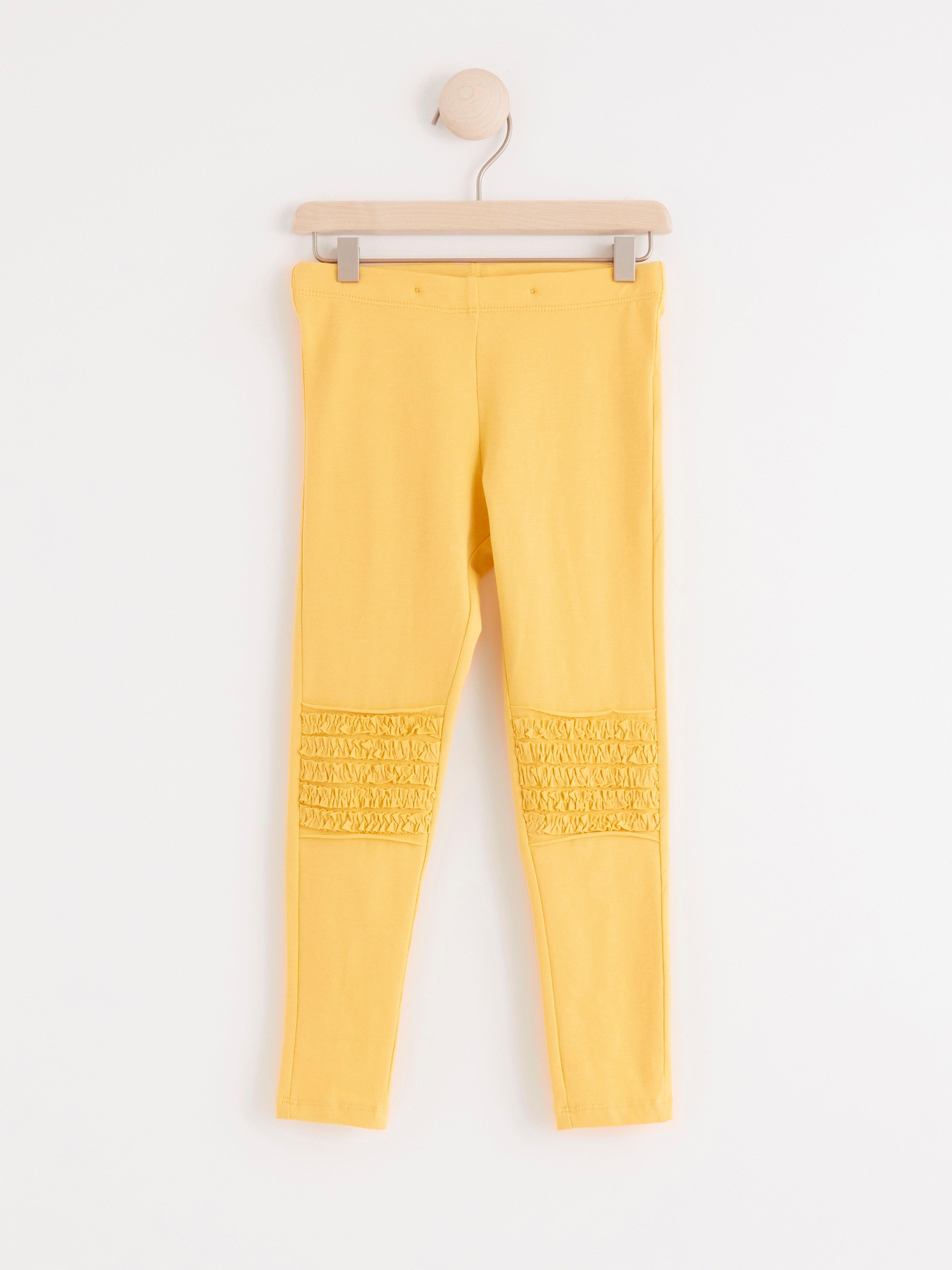 Leggings - Barn - Gul