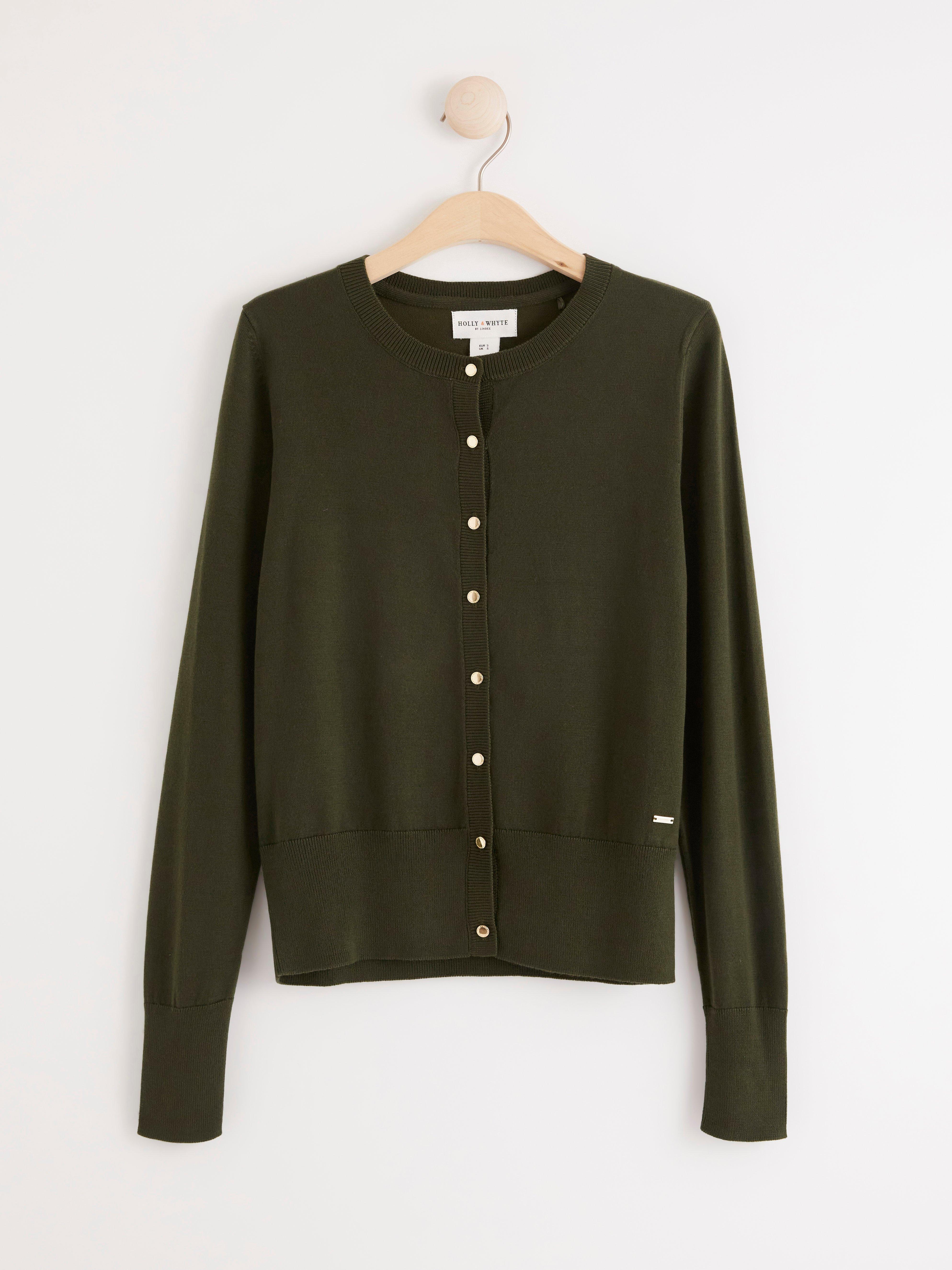 Kardigan - Ženy - Zelená