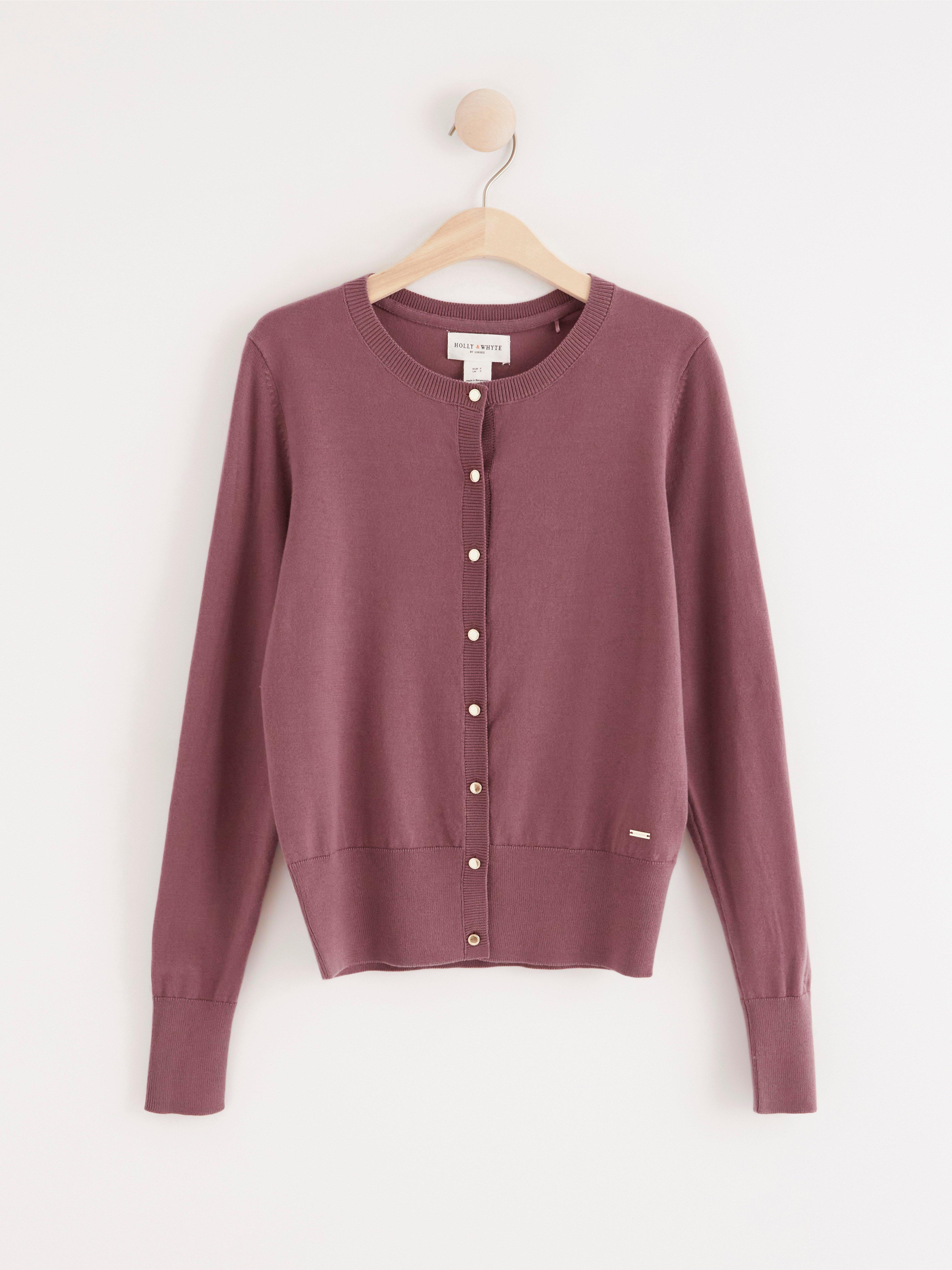 Cardigan - Dam - Lila