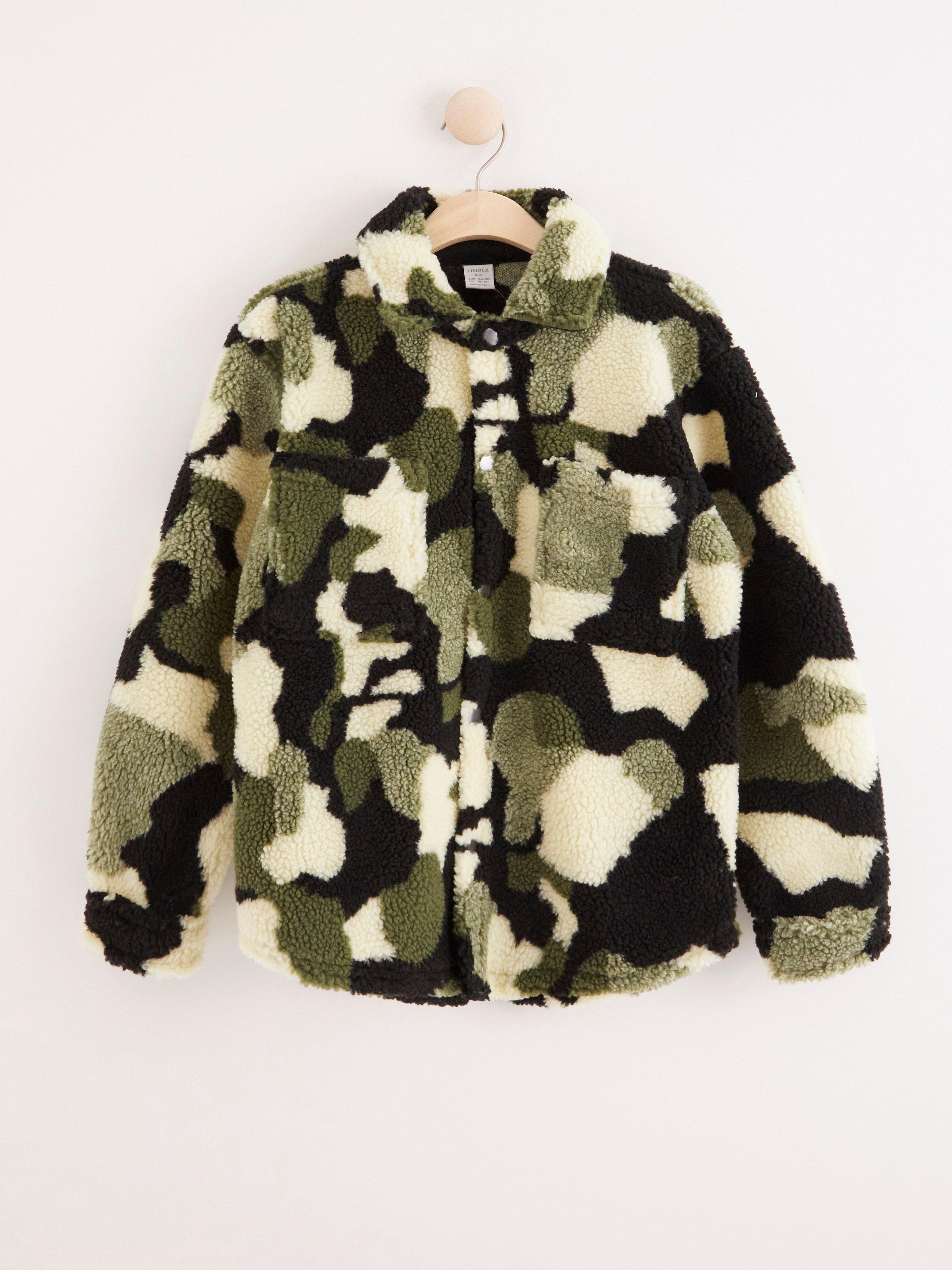 Košeľová bunda - Deti - Zelená