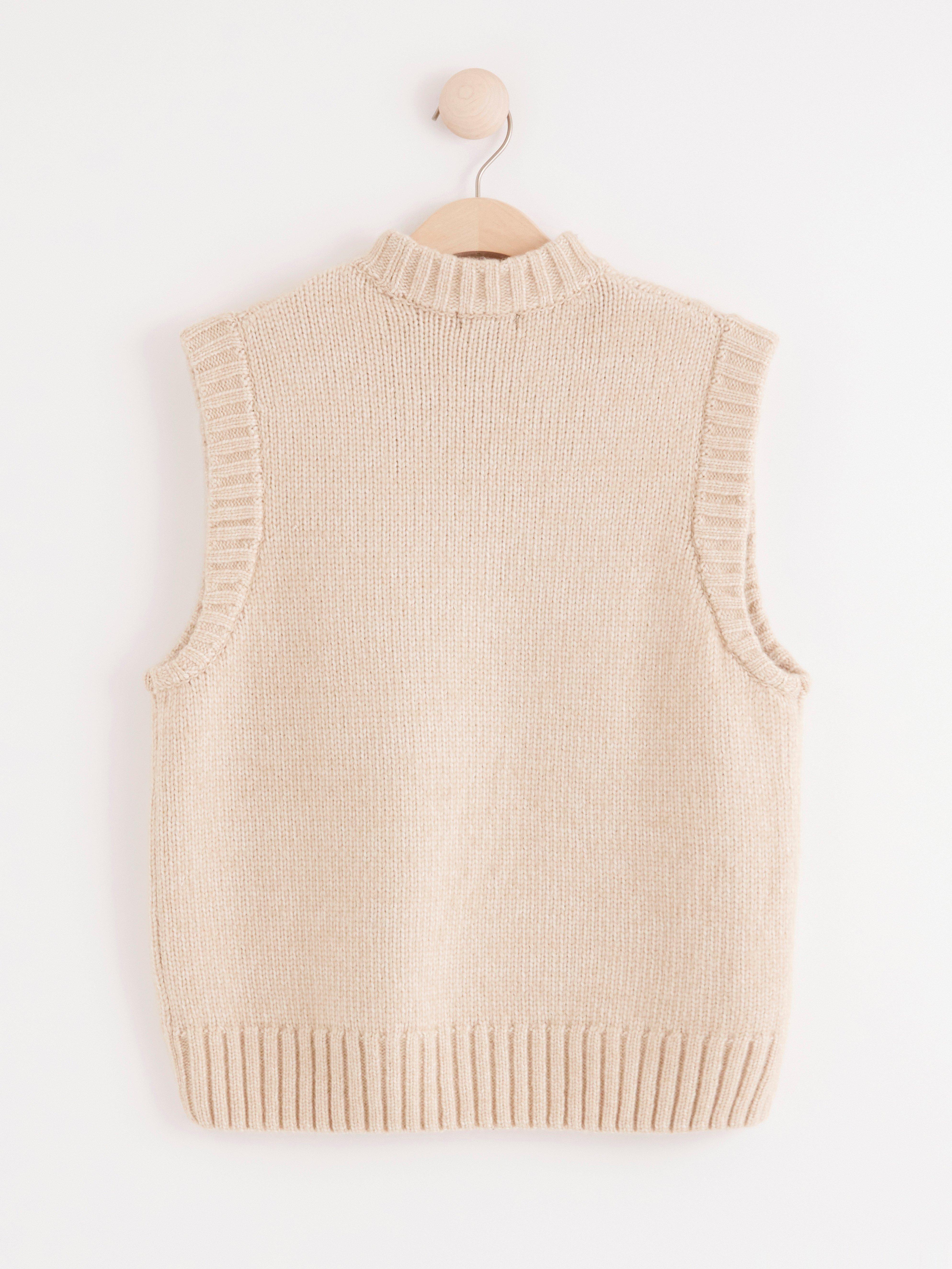 Vest - Womens Wear - Beige