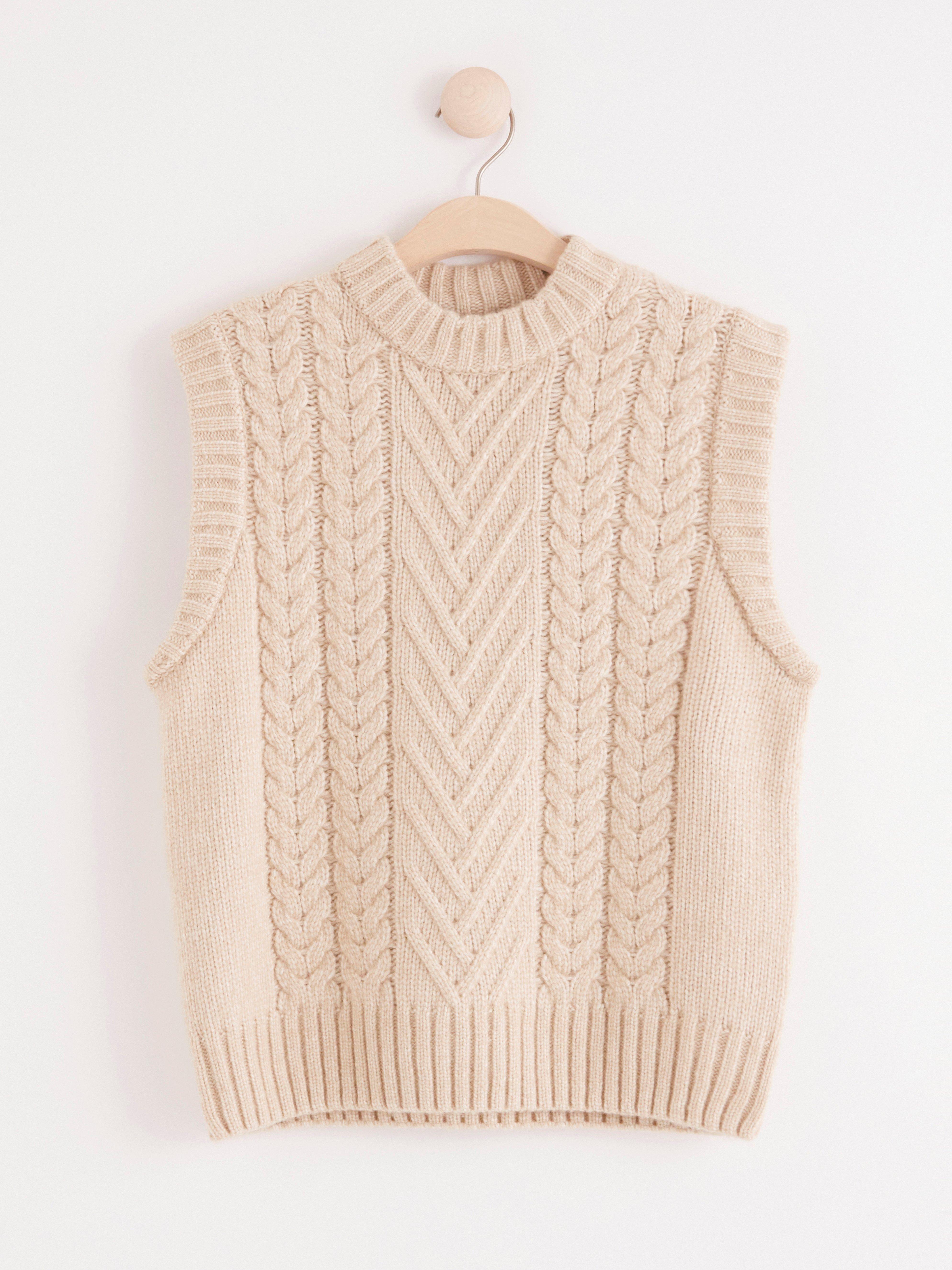 Vest - Womens Wear - Beige