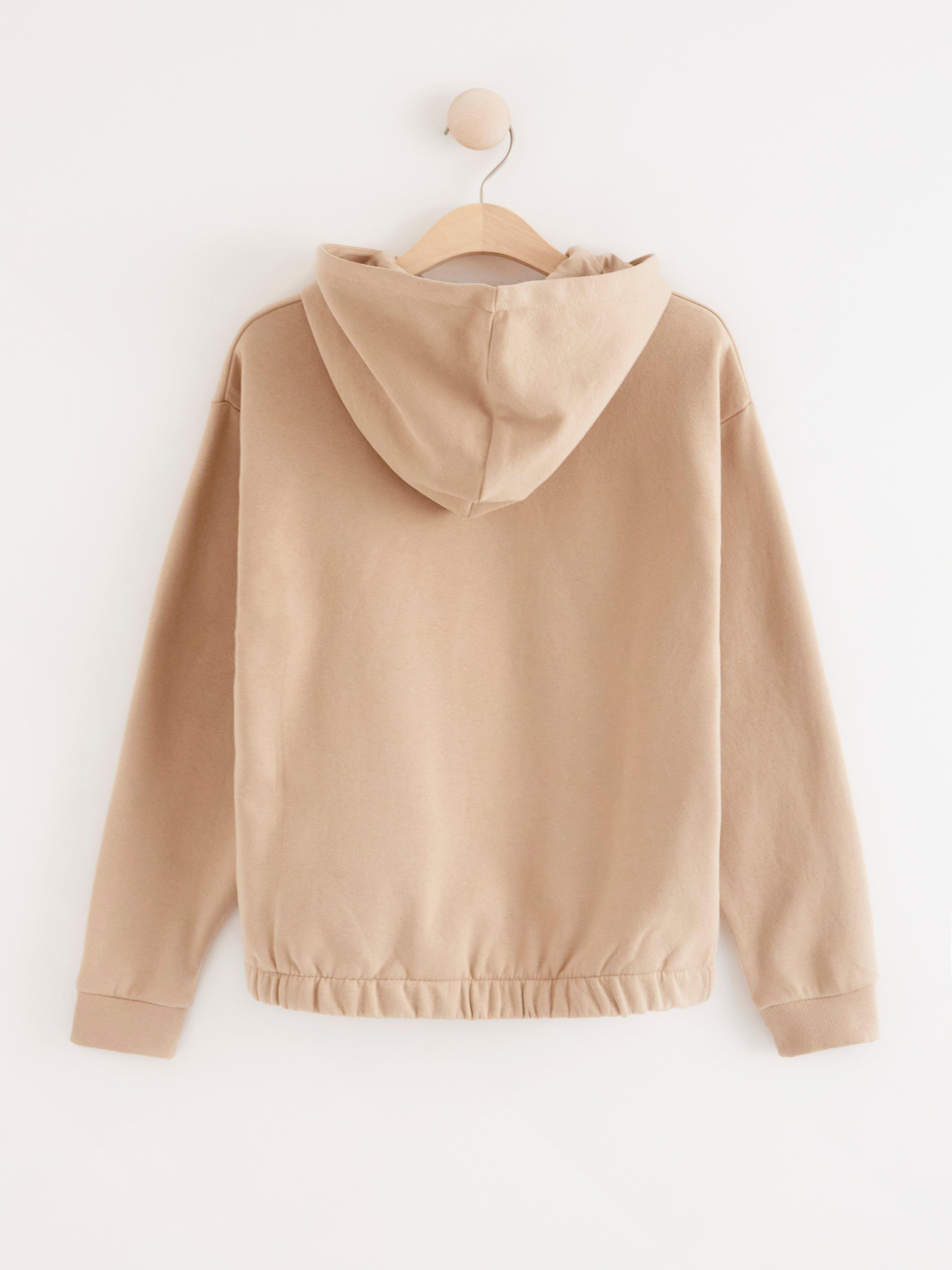 Hooded Sweatshirt - Kids Wear - Beige