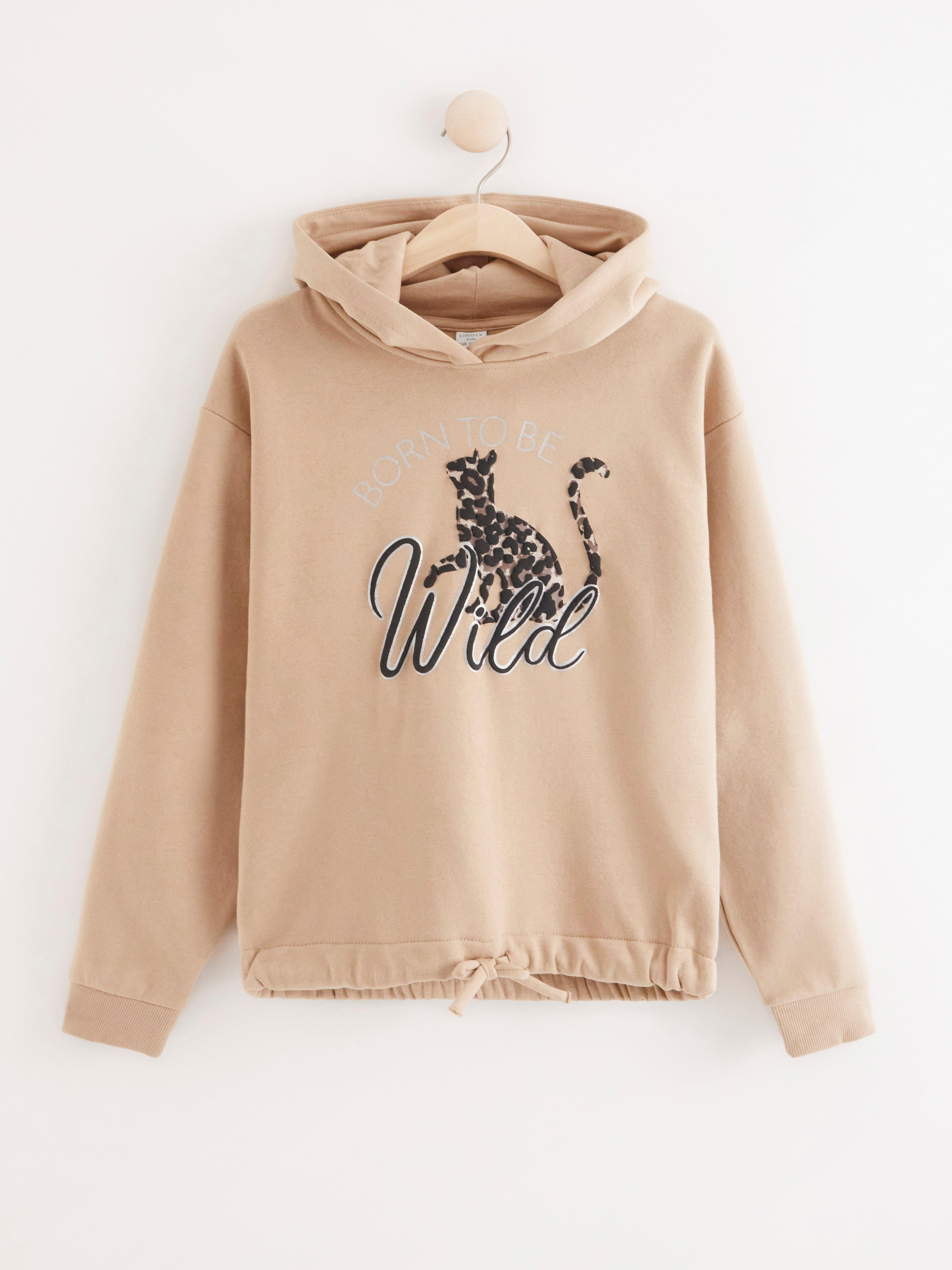Hooded Sweatshirt - Kids Wear - Beige