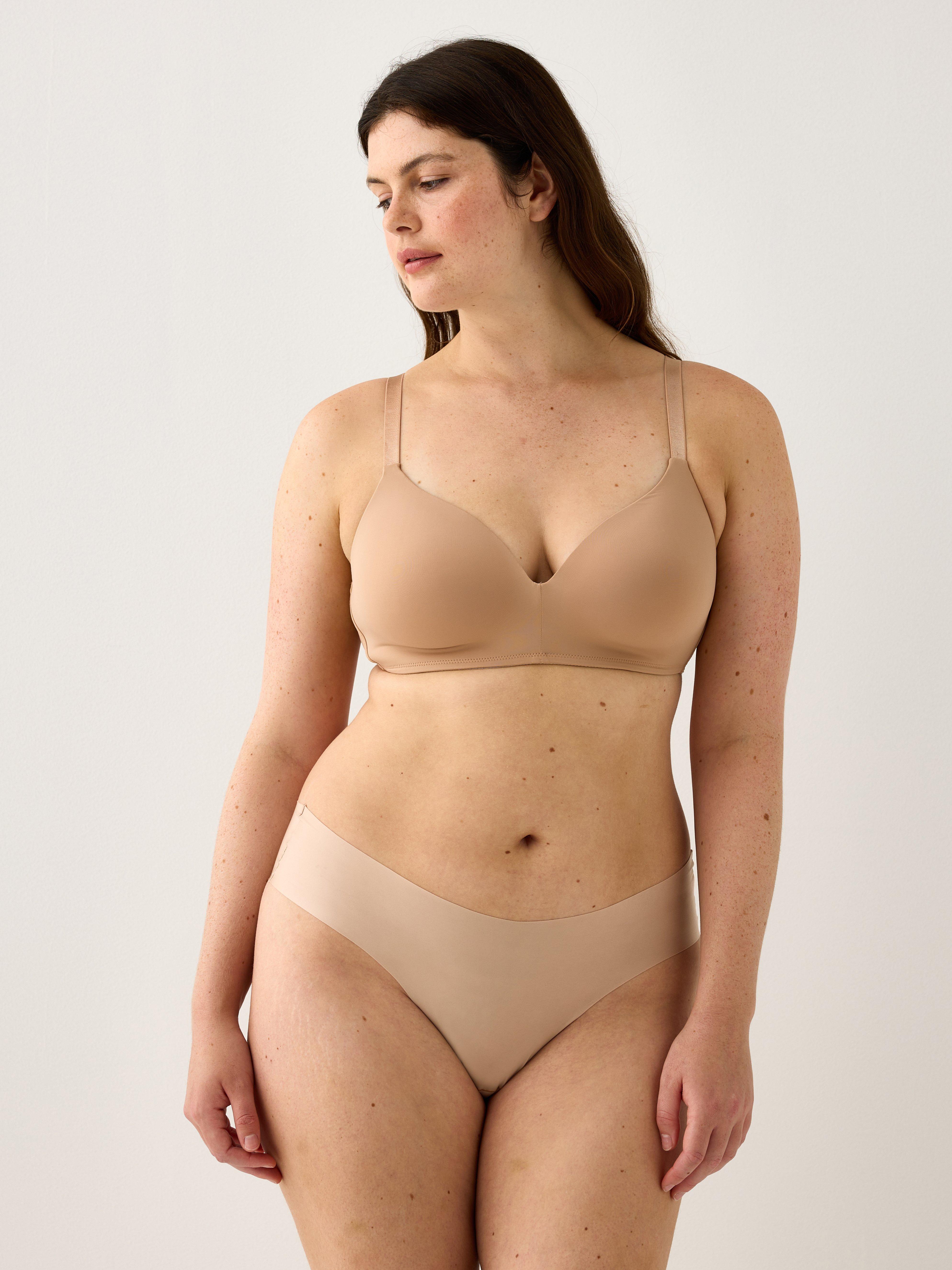 Flora bh utan bygel - Underkläder - Beige