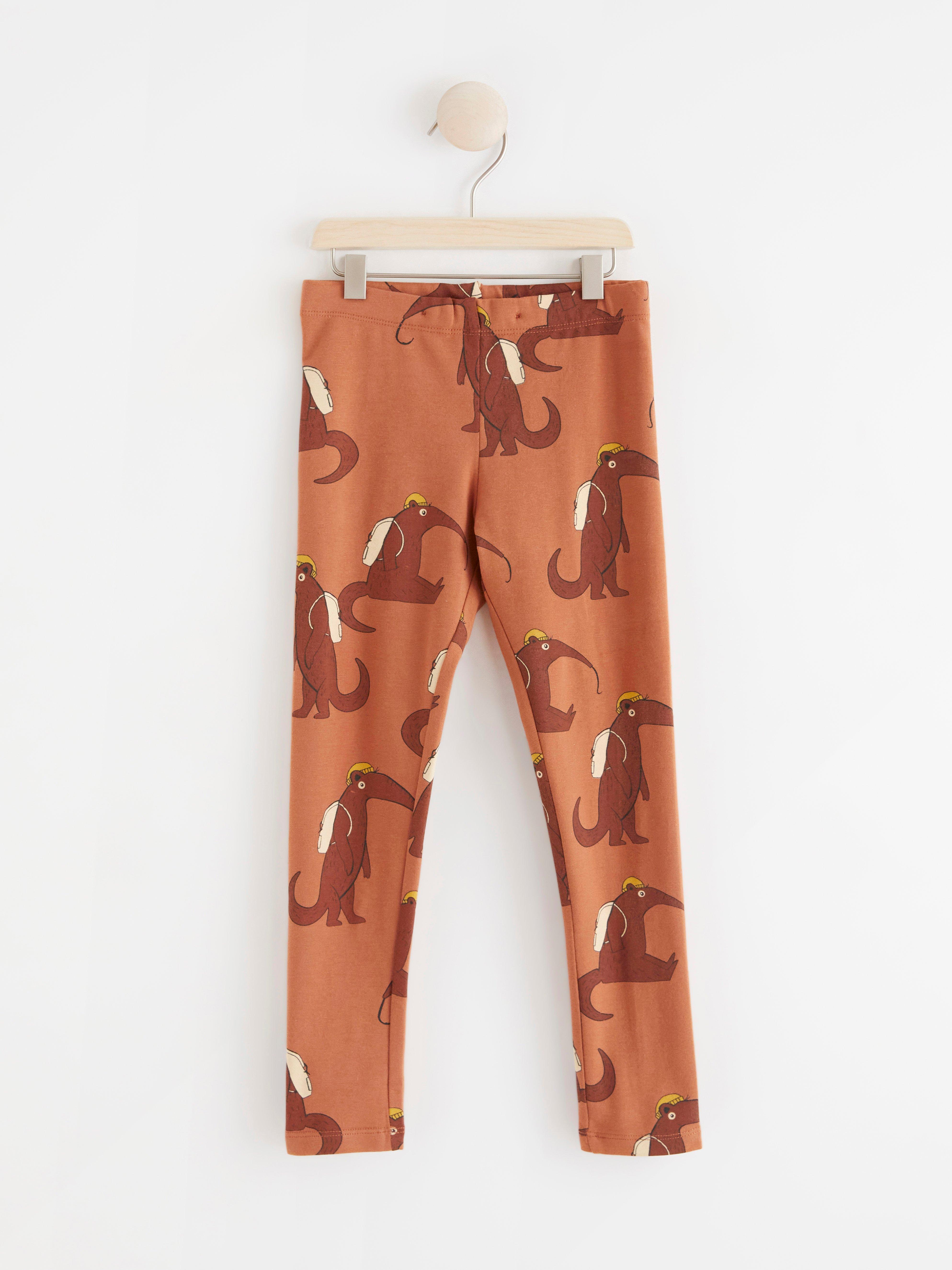 Leggings - Barn - Brun