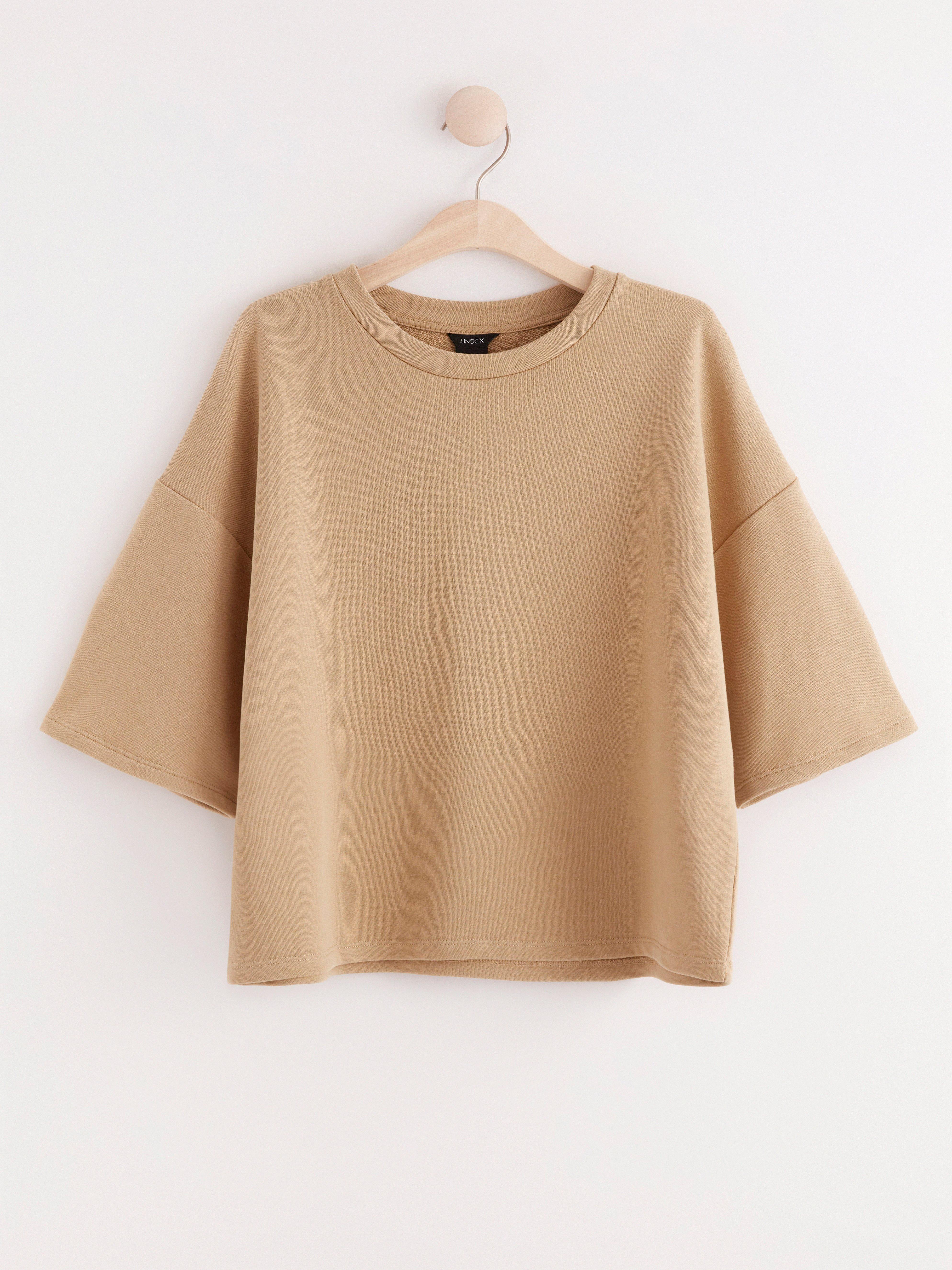 Collegepusero - Naiset - Beige