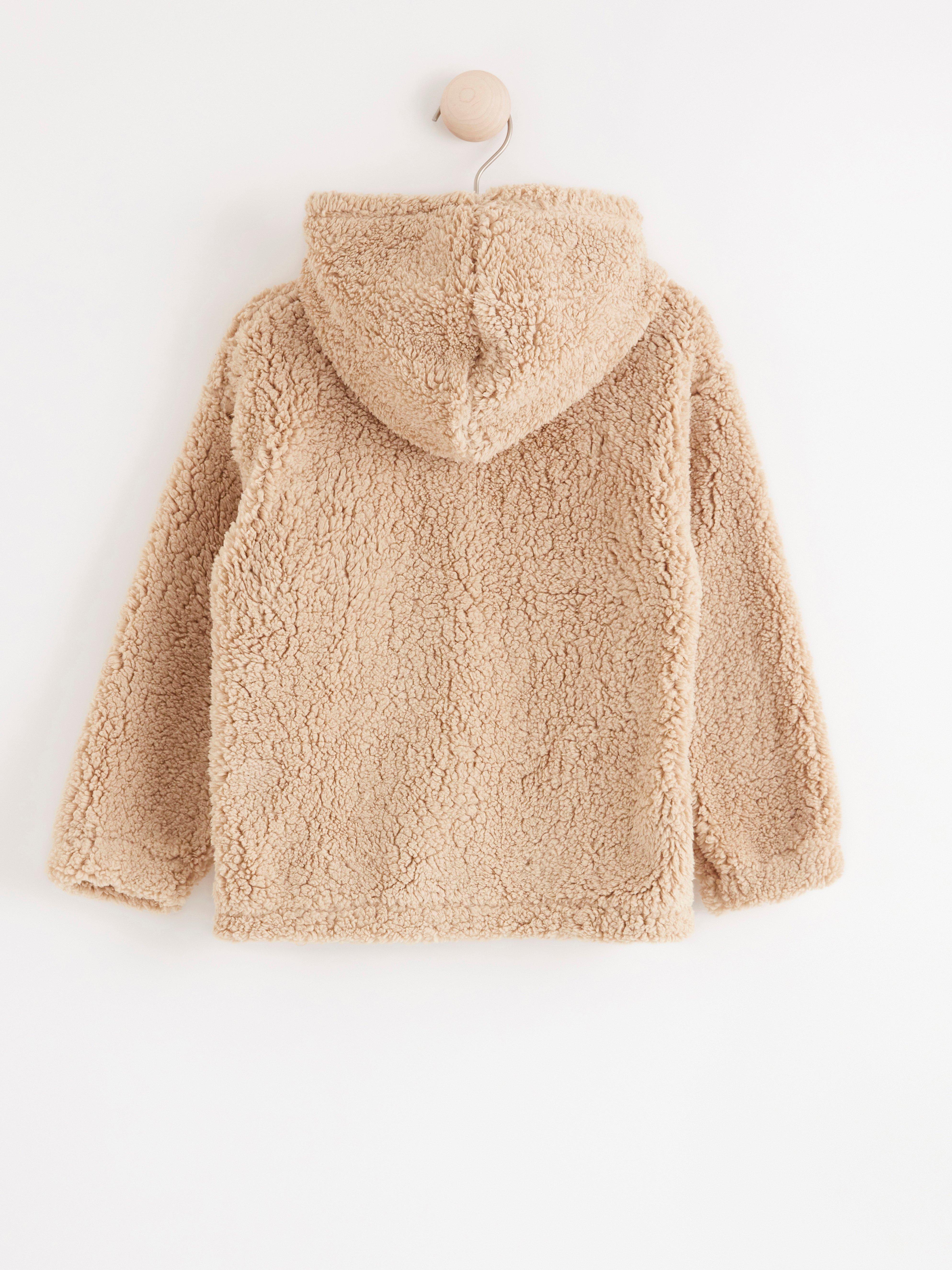 Hooded Jacket - Kids Wear - Beige