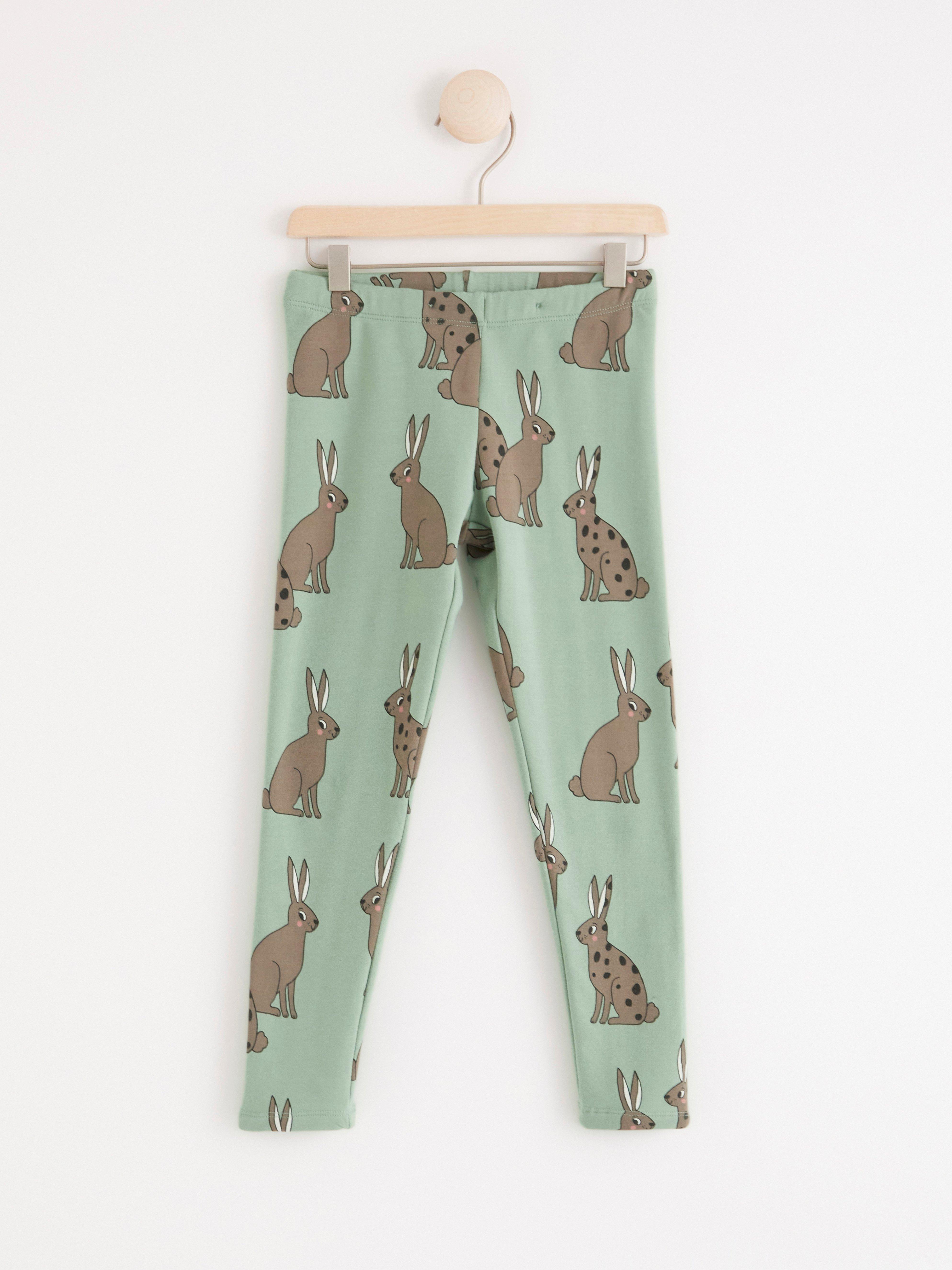 Leggings - Barn - Grön