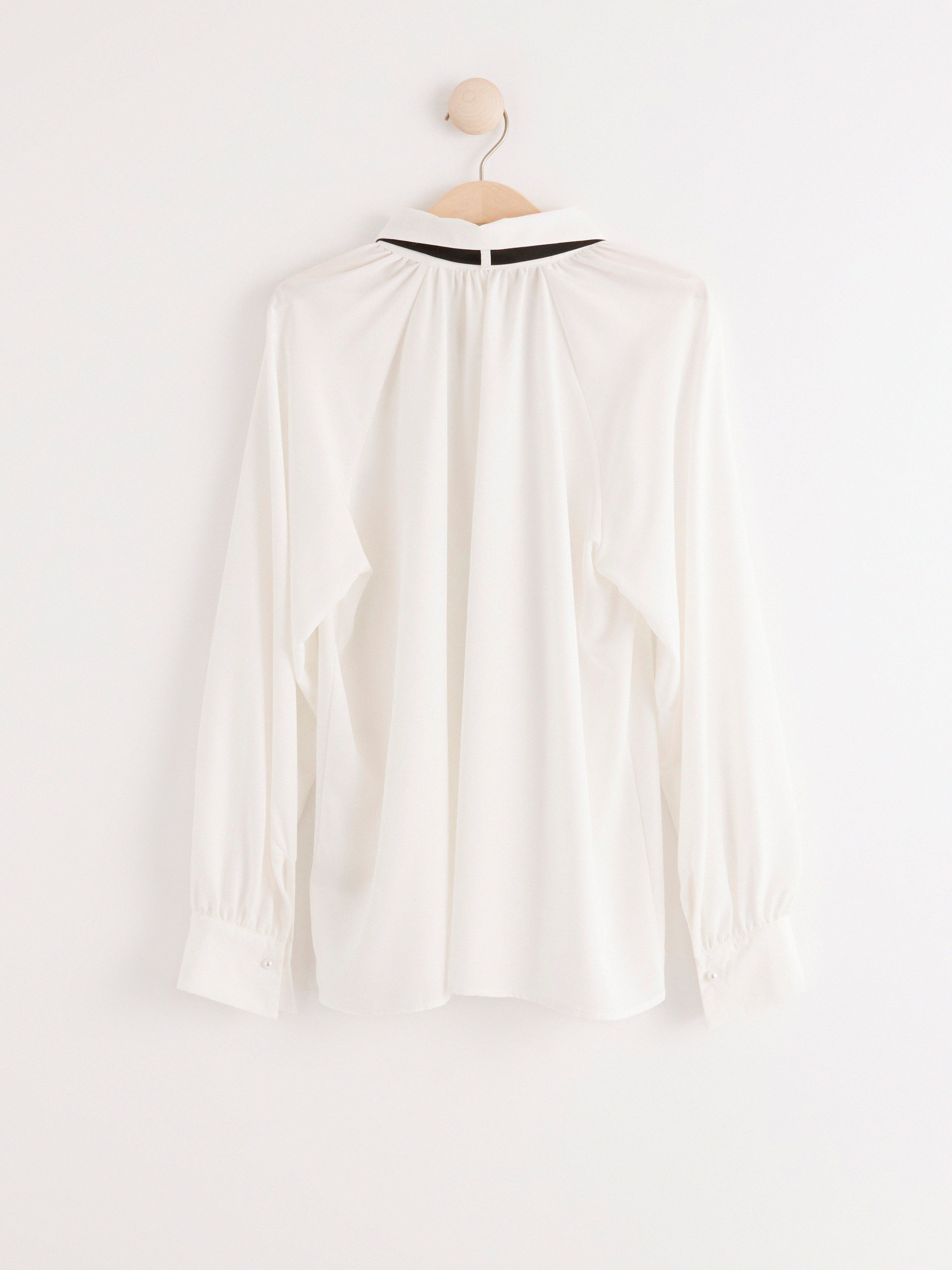 Bluse - Dame - Hvit
