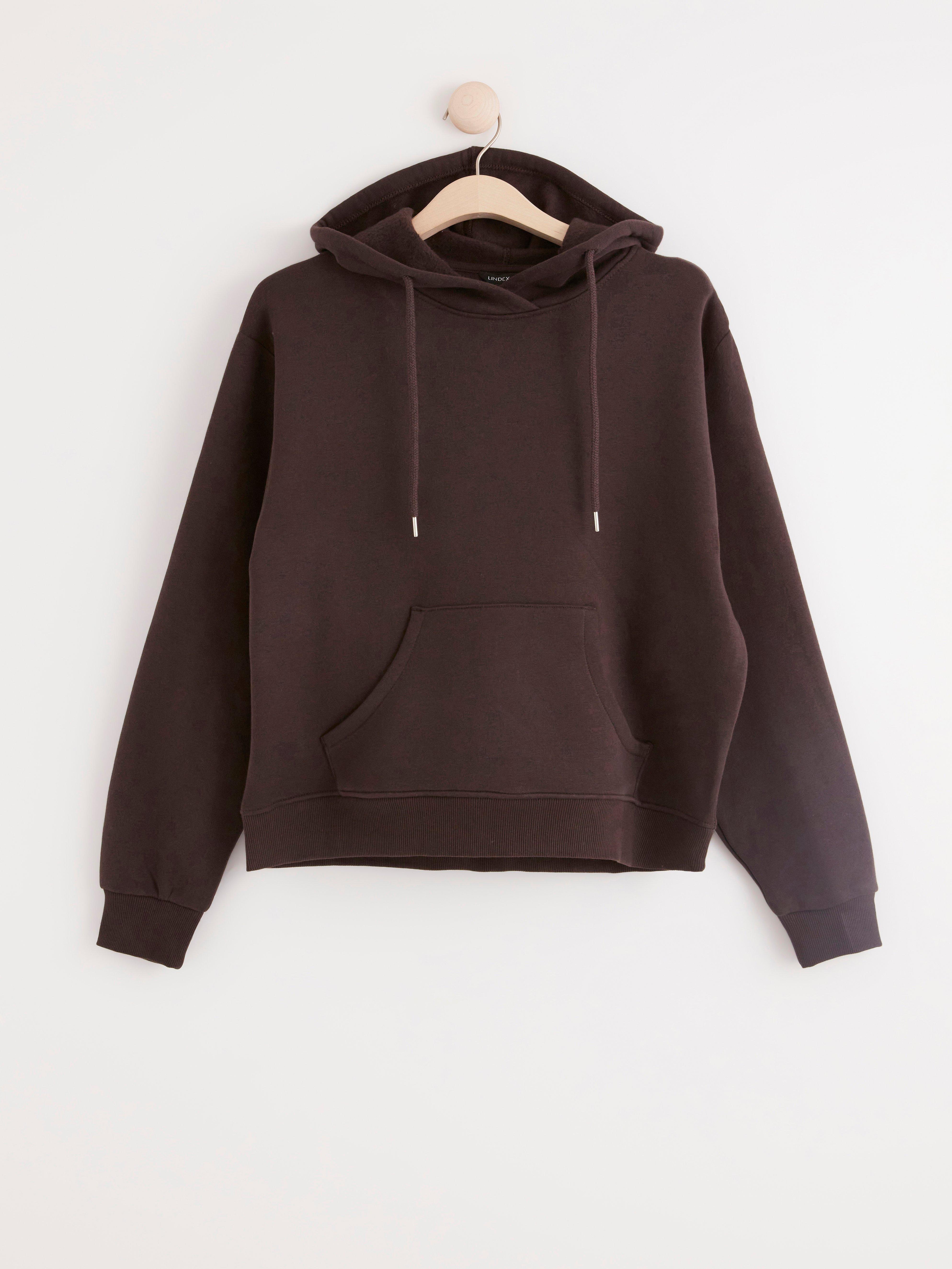 Hooded Sweatshirt - Womens Wear - Brown