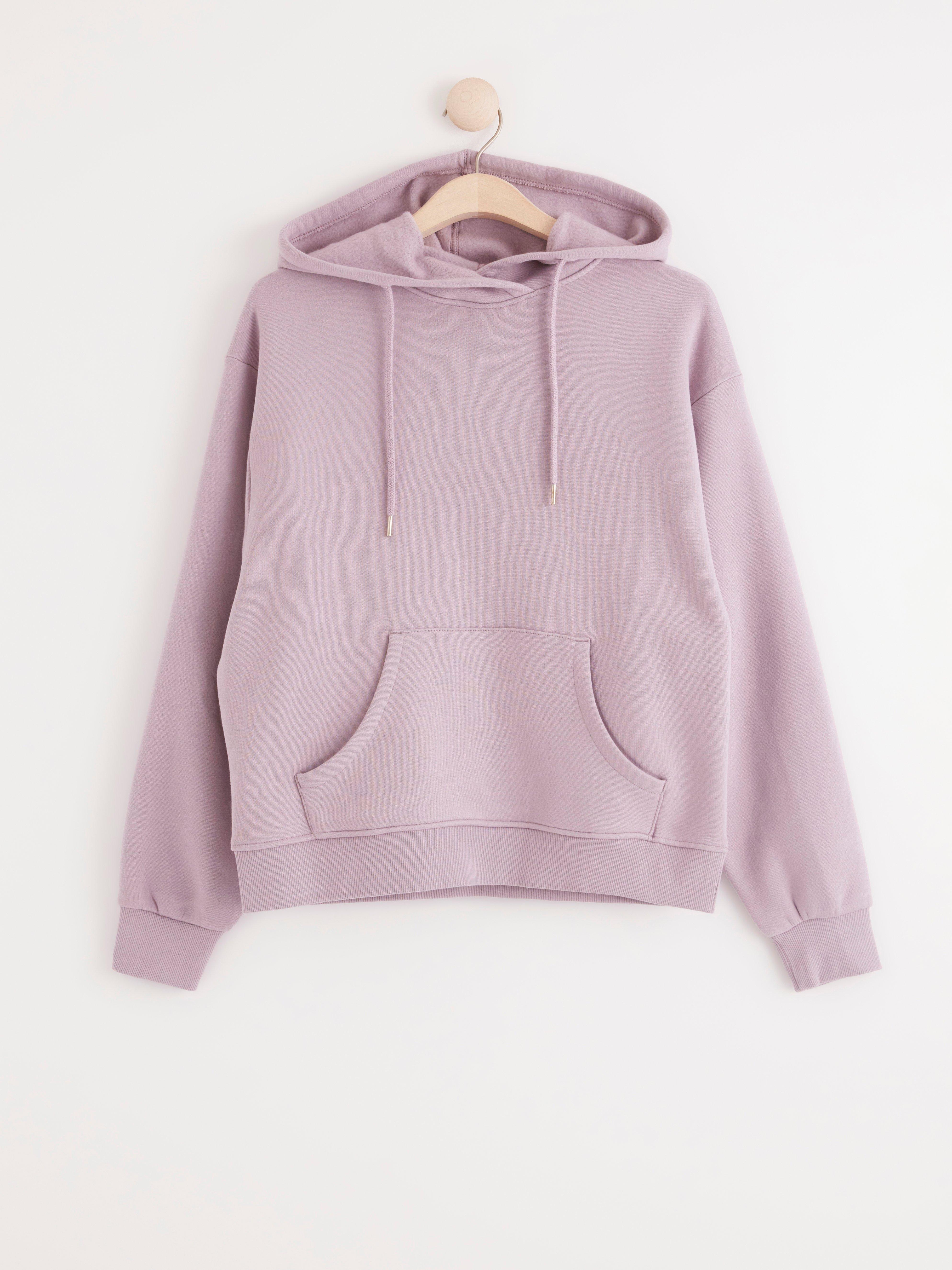 Hooded Sweatshirt - Womens Wear - Lilac