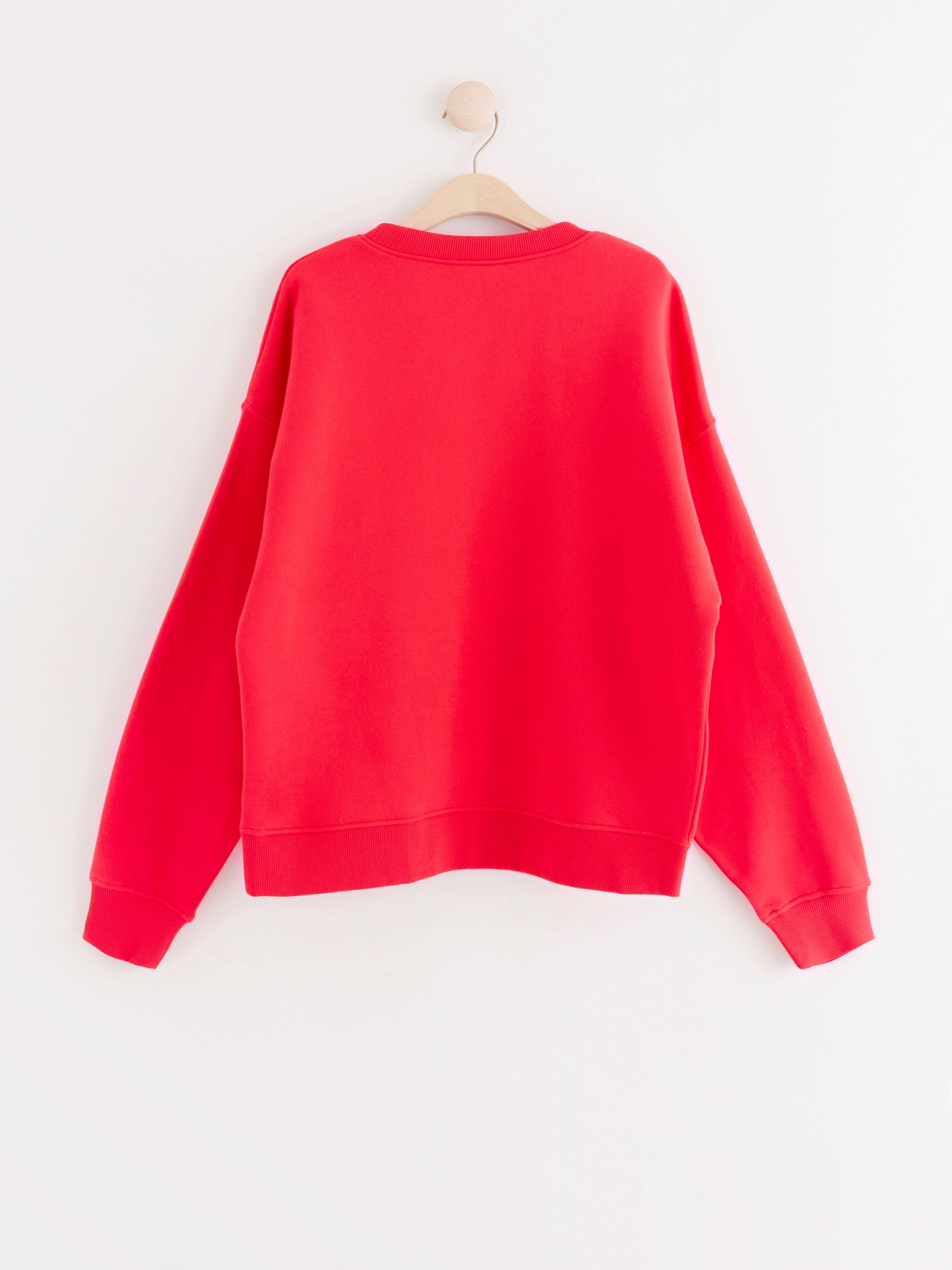 Sweatshirt - Womens Wear - Red